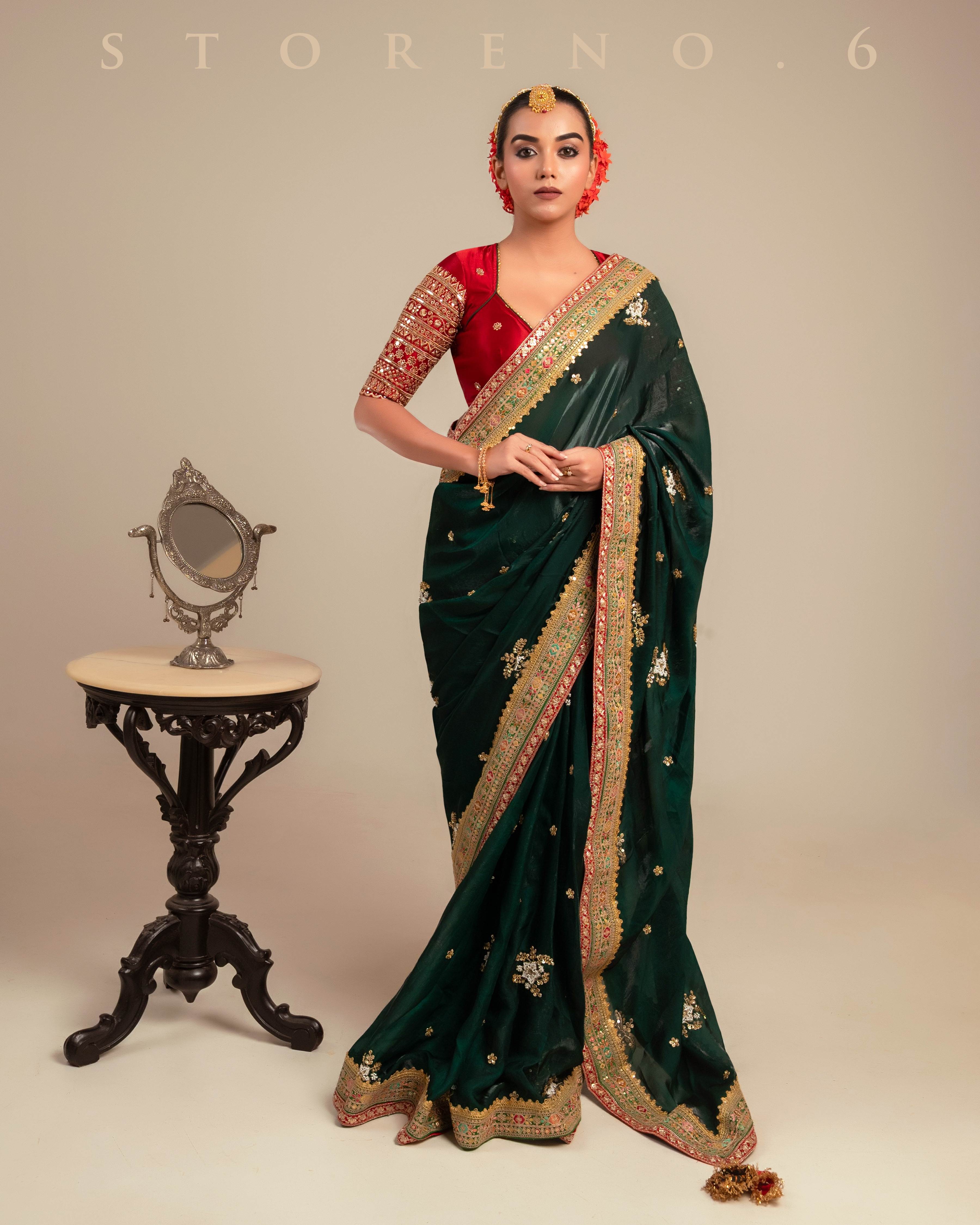 EMERALD ECSTASY SAREE