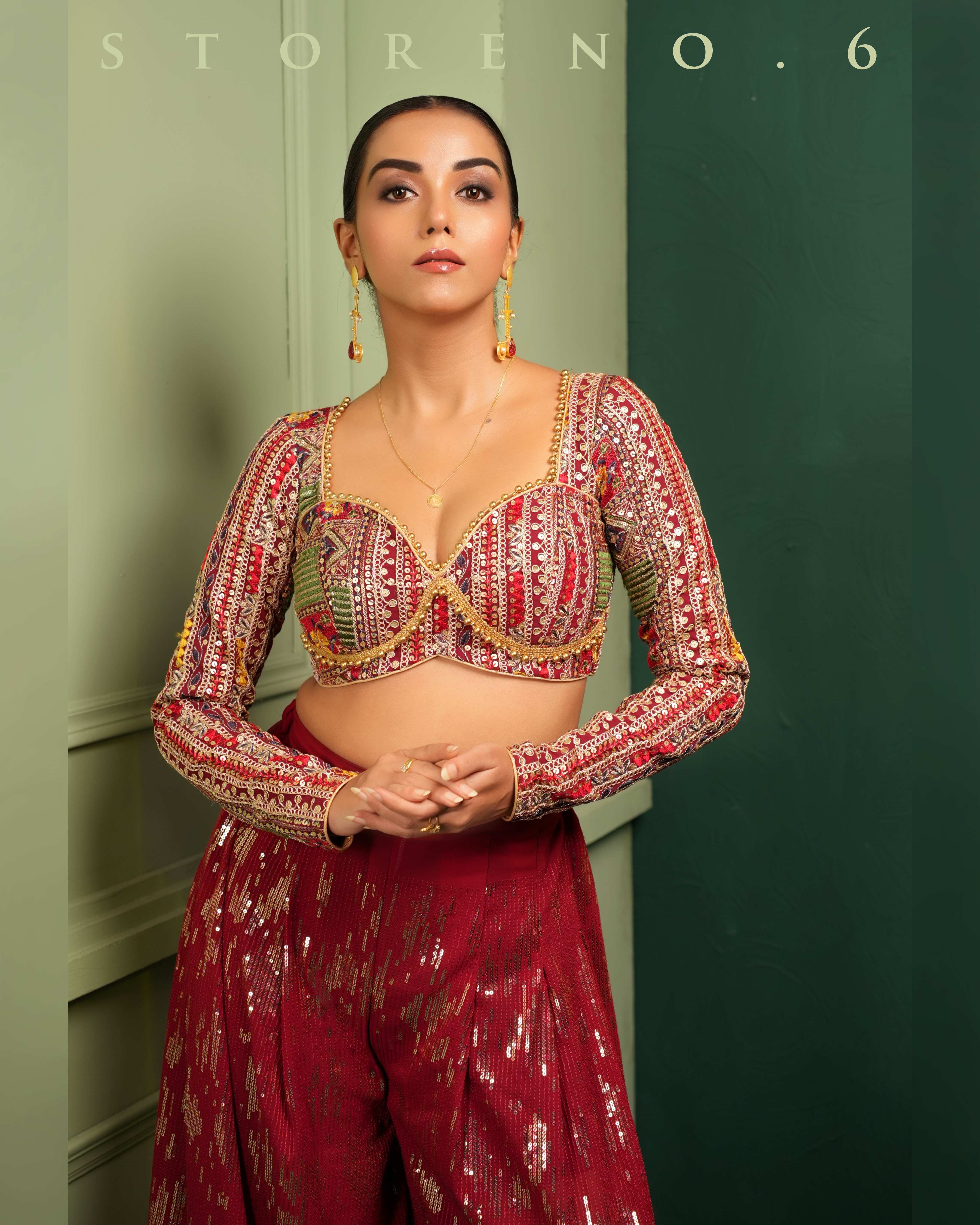 LUSH OF BERRY CLASSIC BLOUSE