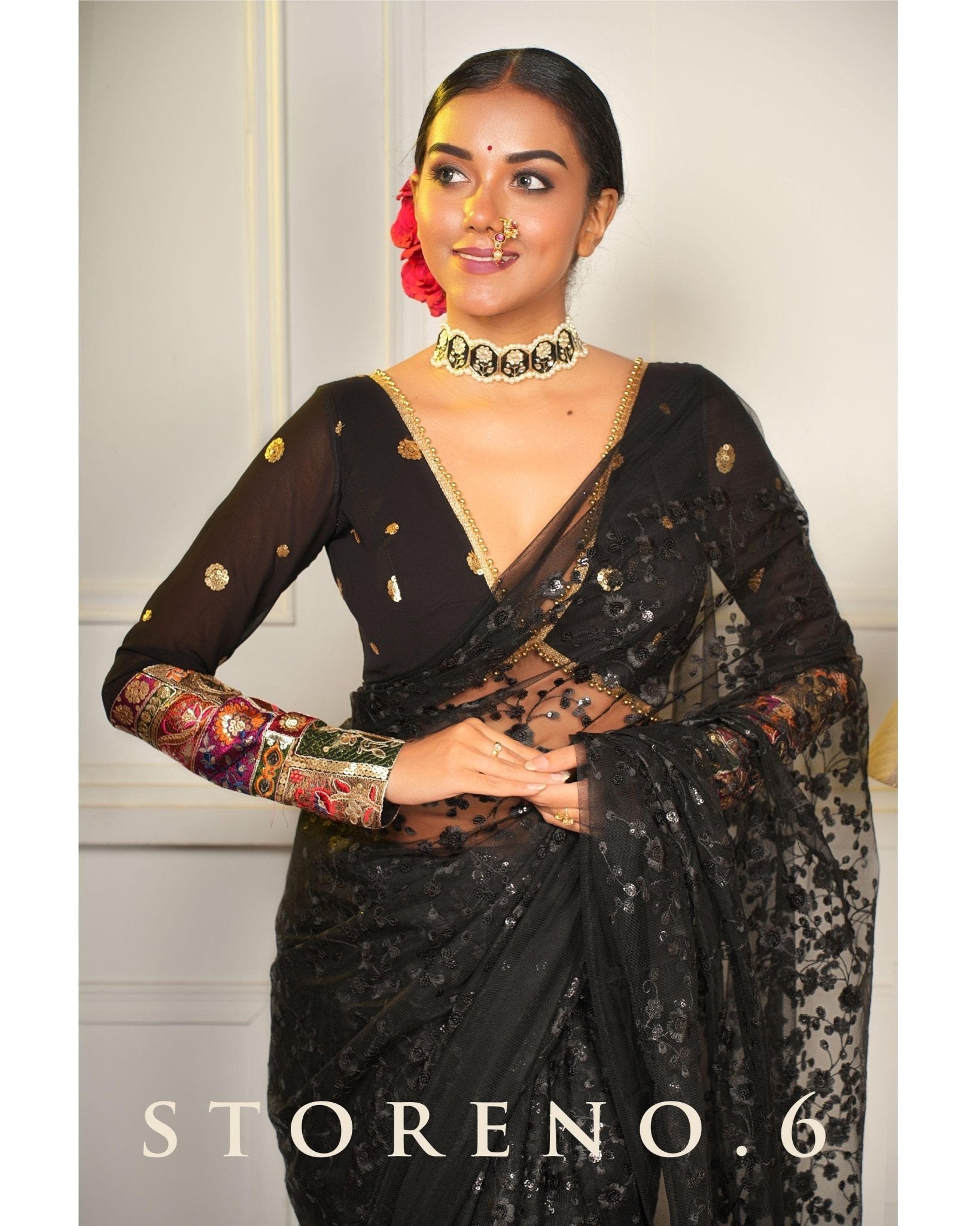 RICH IN RAVEN BLOUSE