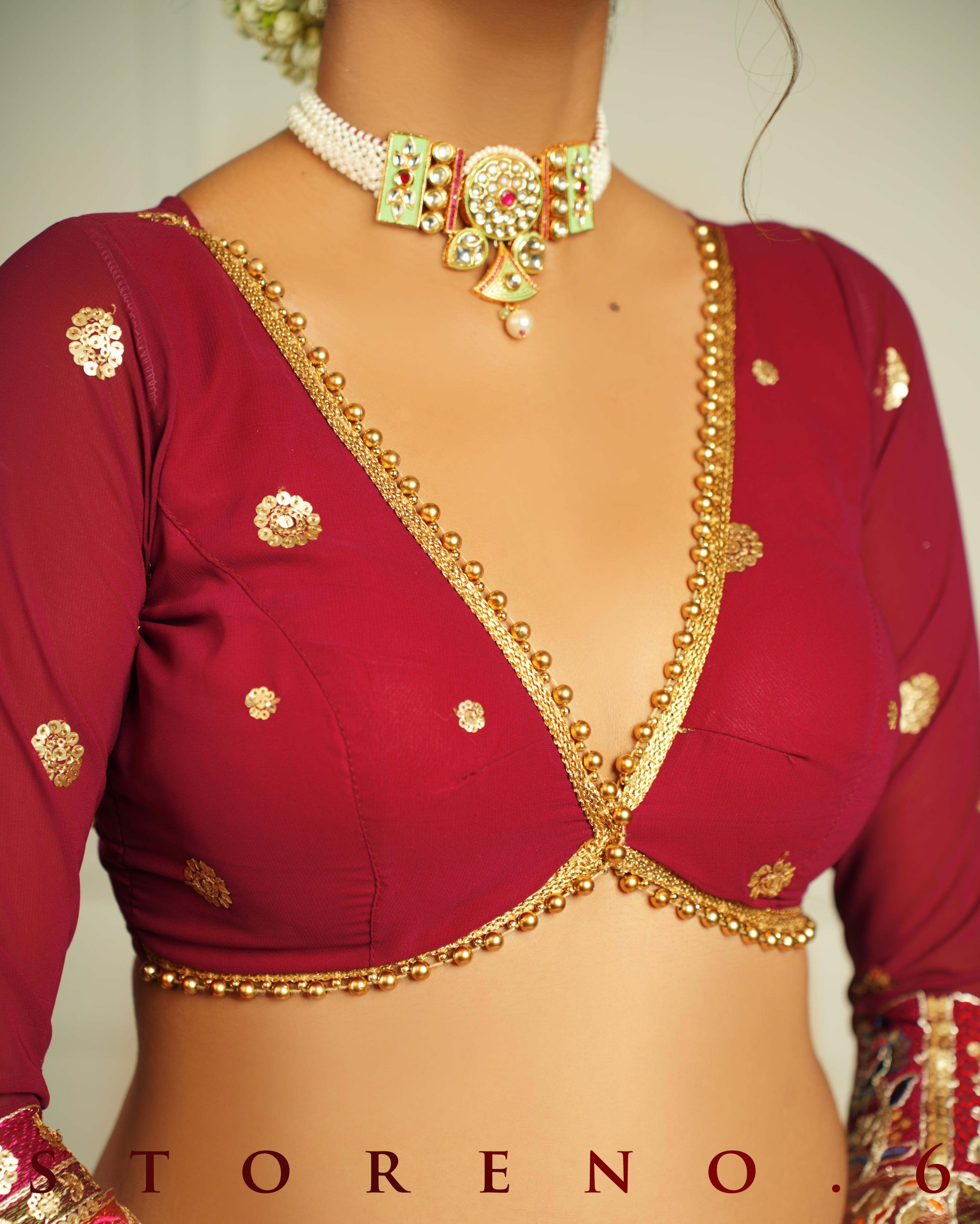 RICH IN MAHOGANY BLOUSE