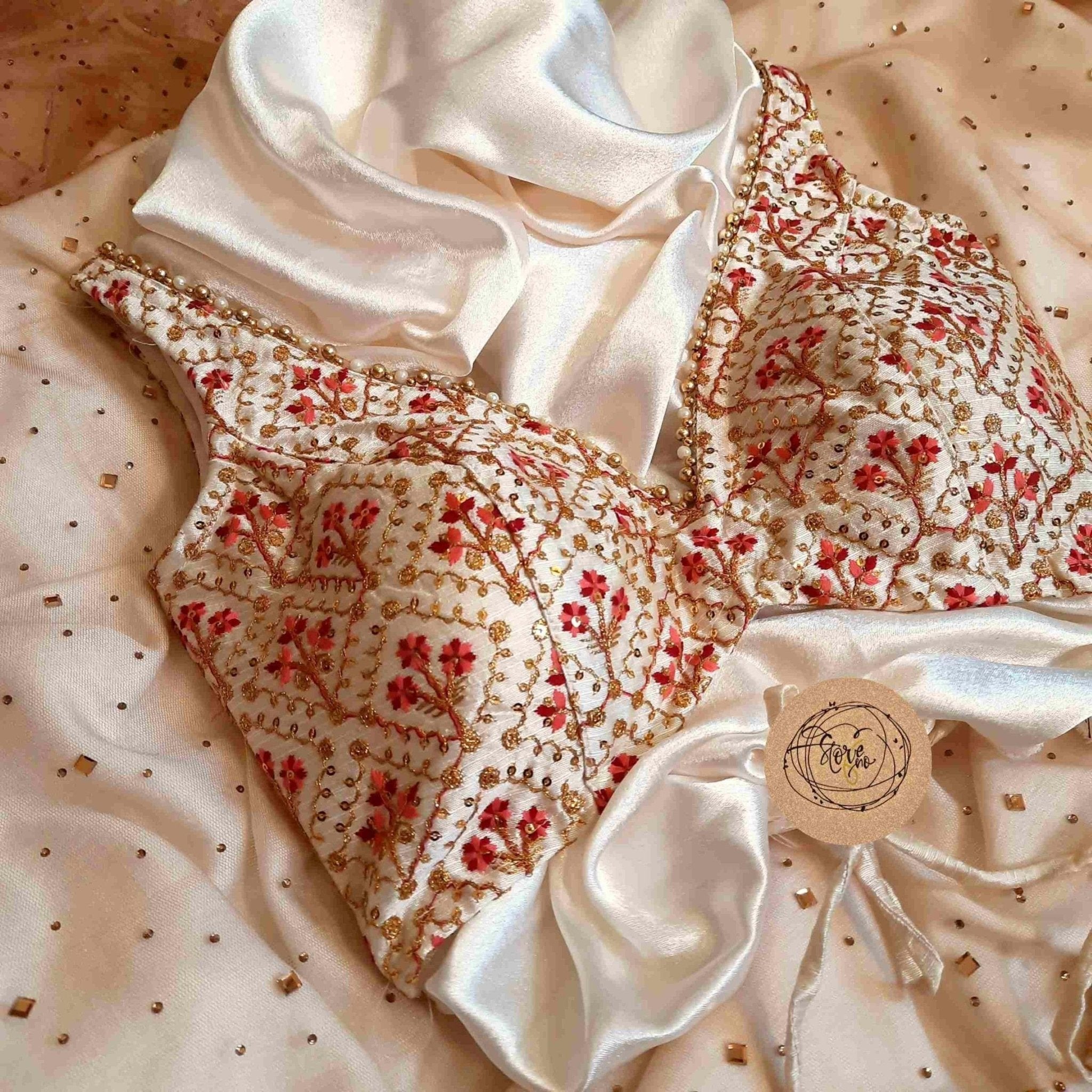 IVORY DRAMA BLOUSE