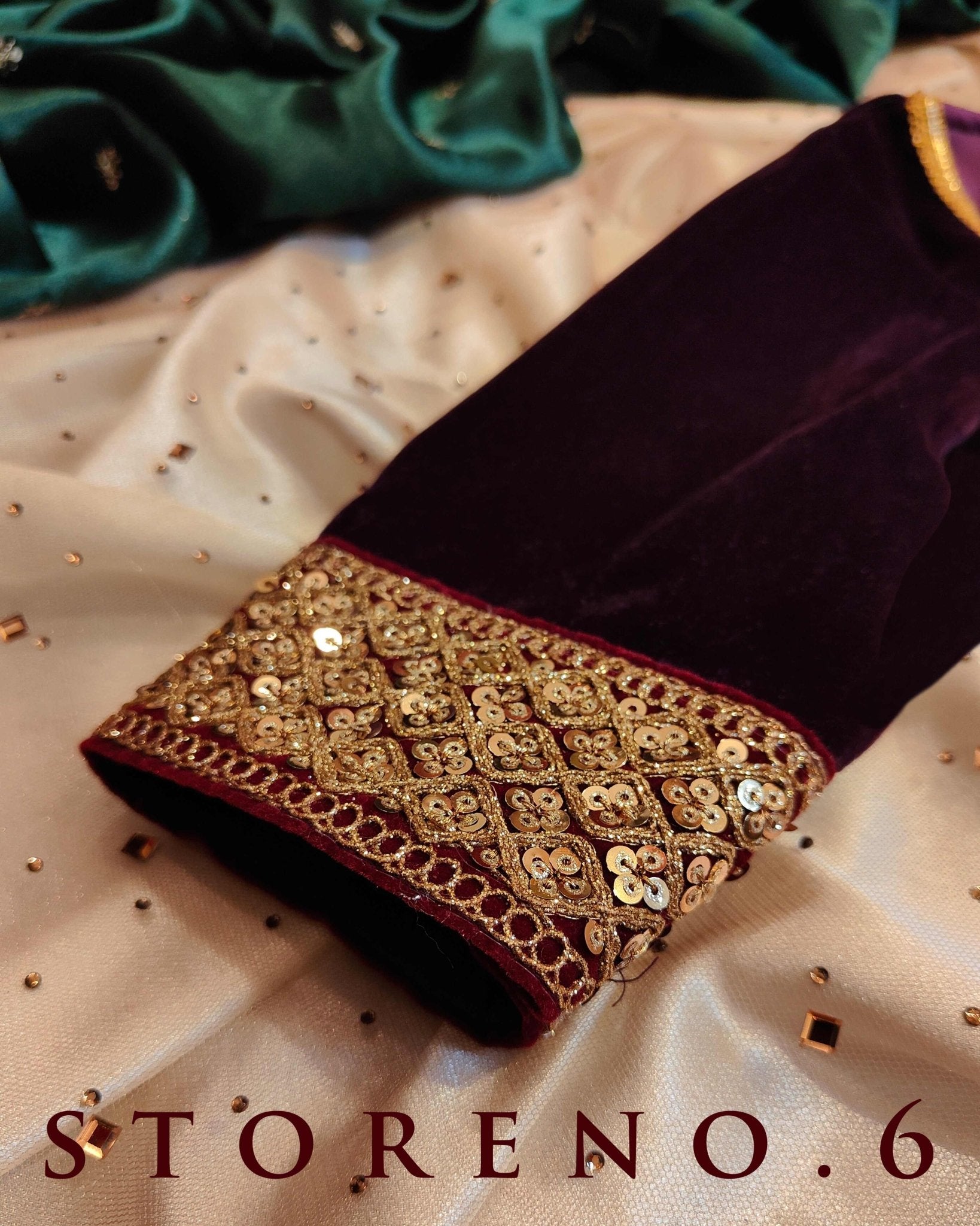 MAKHMAL SINDOORI BLOUSE