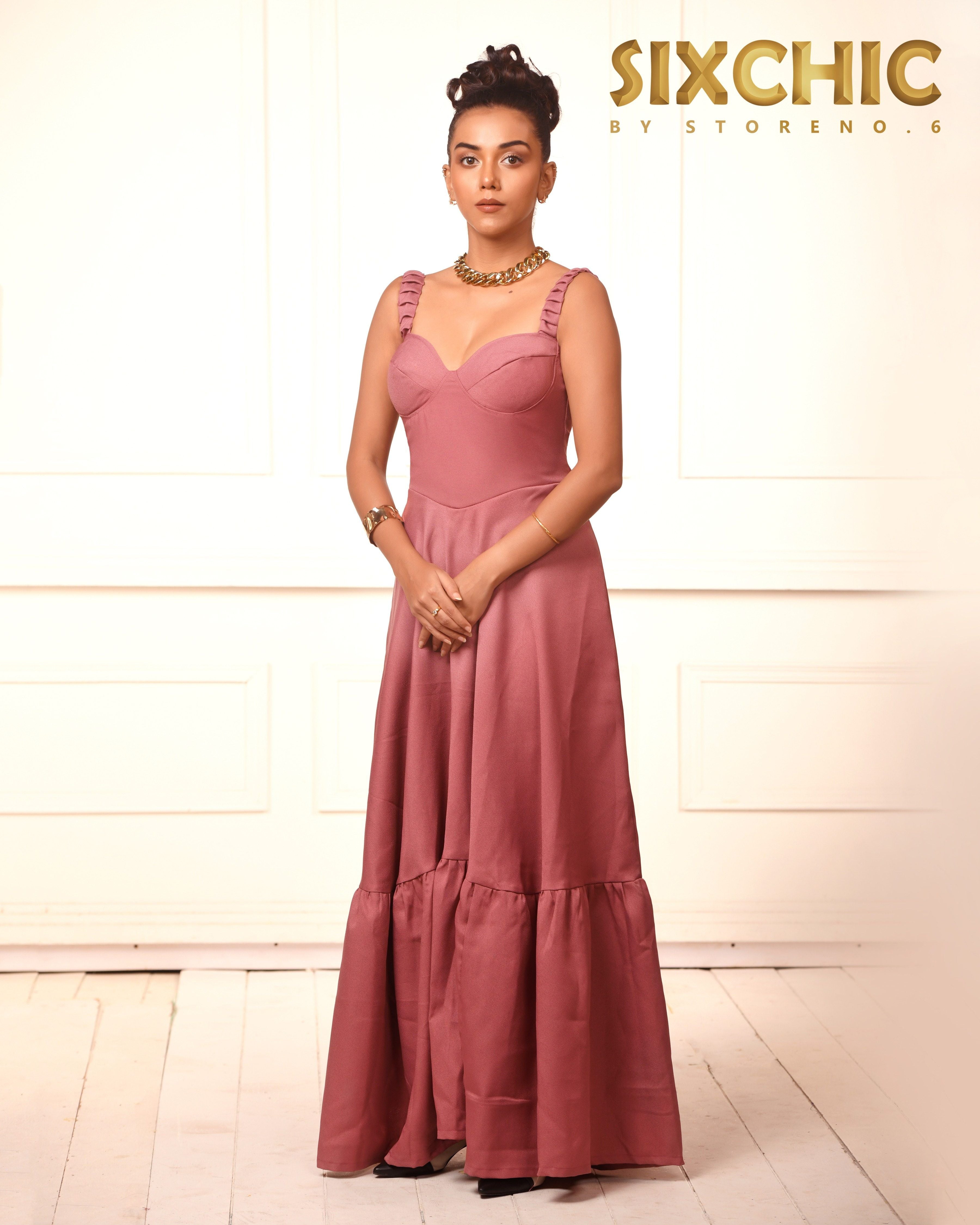 MAUVE MAIDEN DRESS