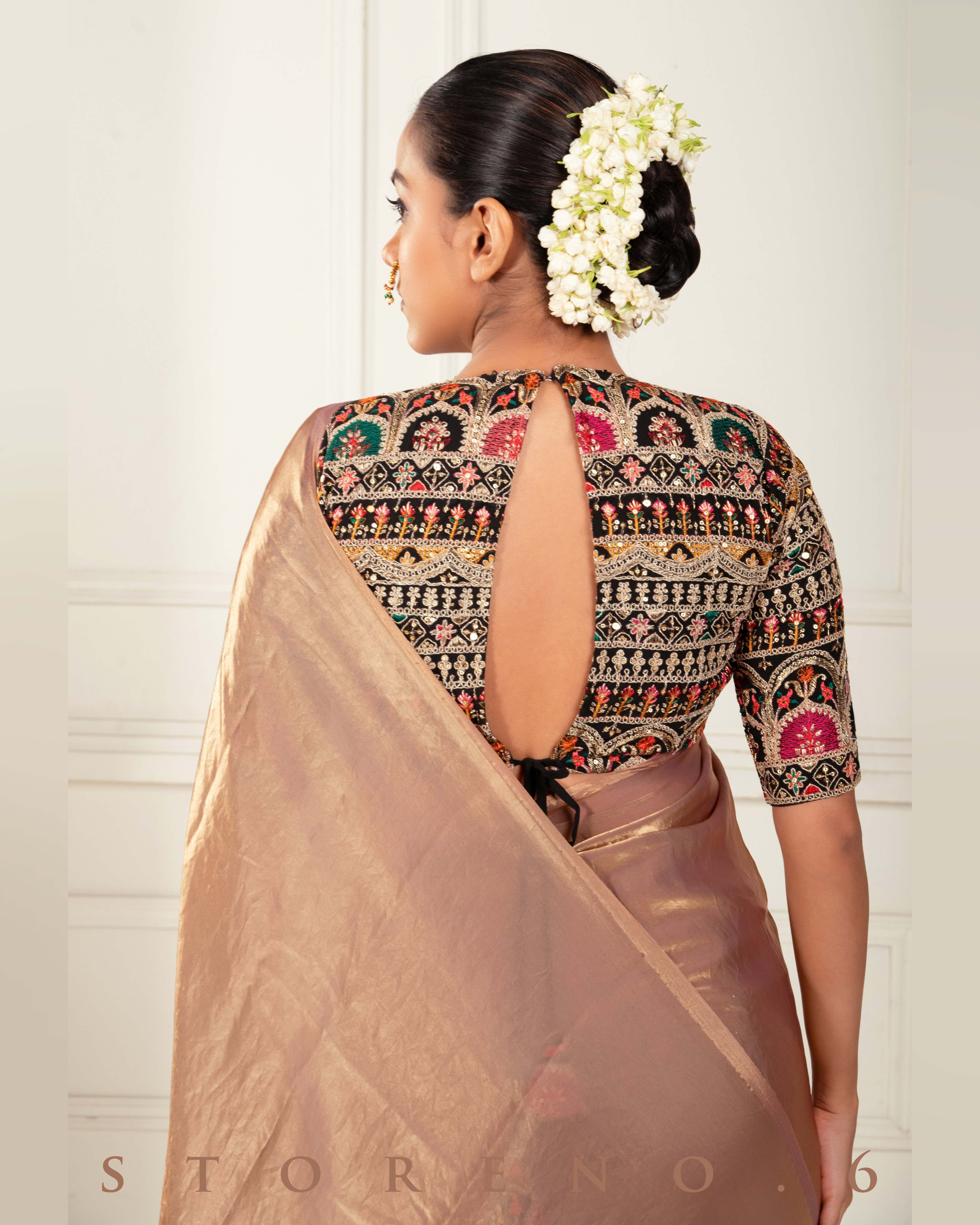 TWILIGHT TITAN SAREE WITH DUSK DELUXE BLOUSE