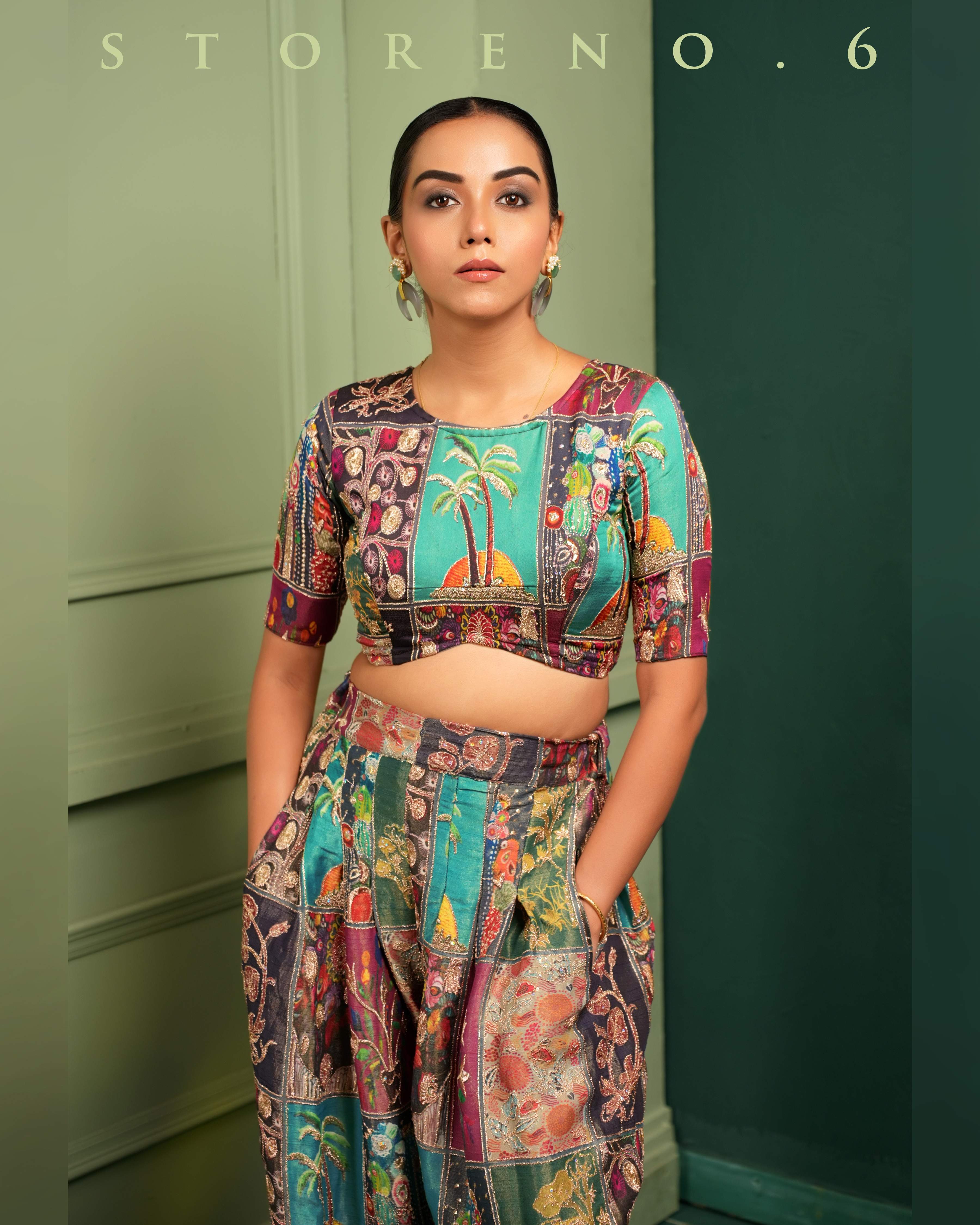 GARDEN PANAROMA CLASSIC BLOUSE