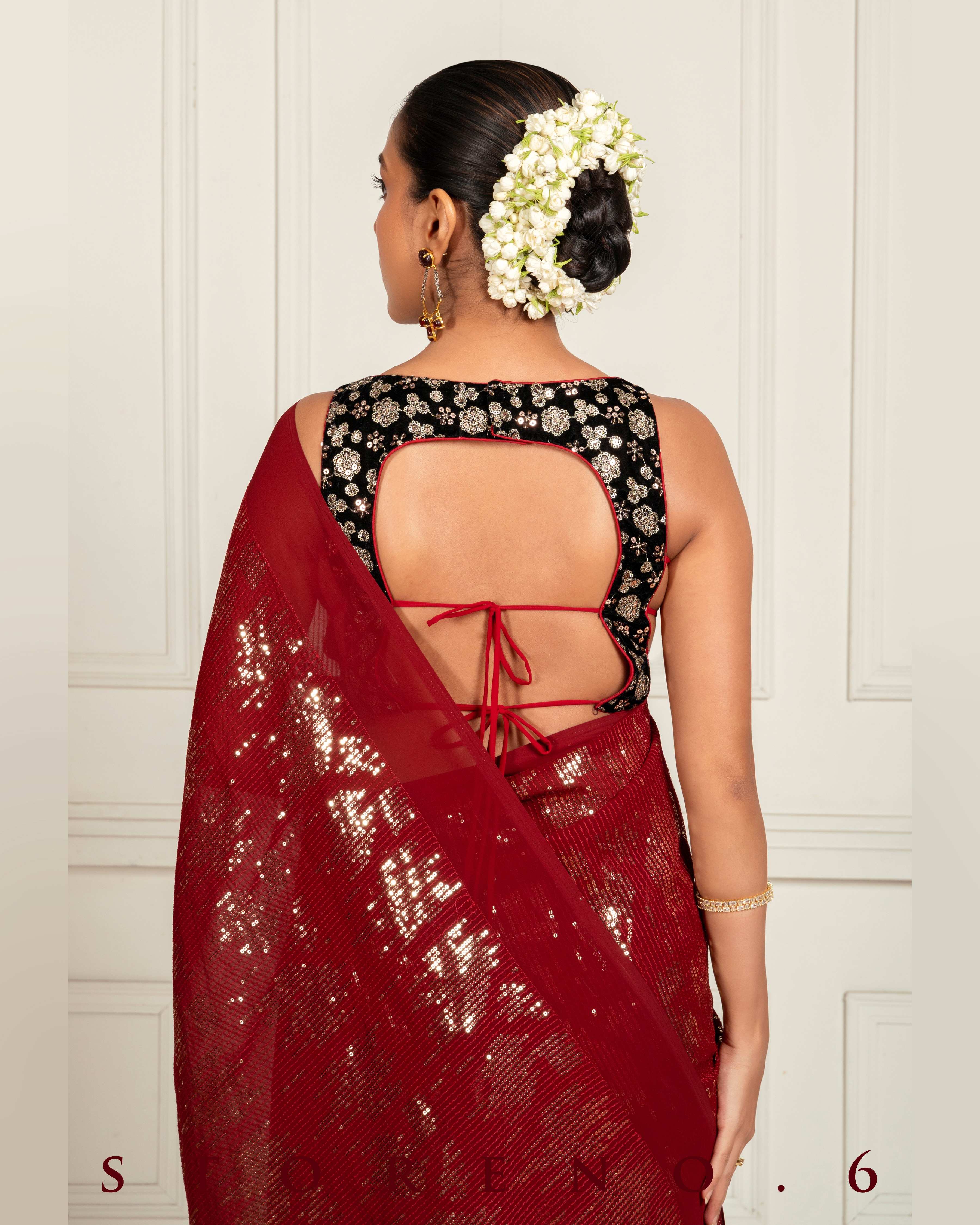 OPERA QUEEN SAREE WITH FAME FANTASY BLOUSE