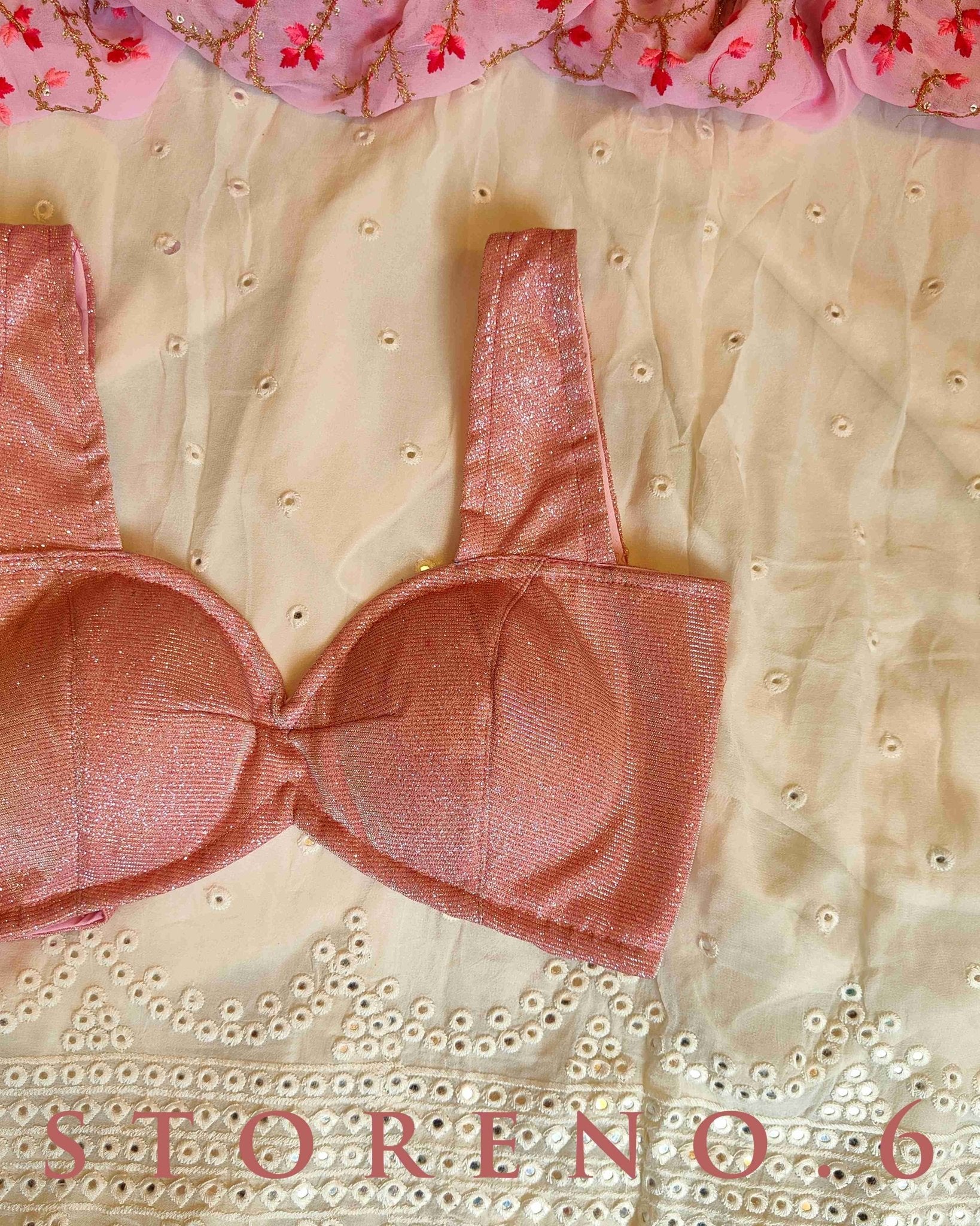 THE PROM PINK ANNE STRAP BLOUSE