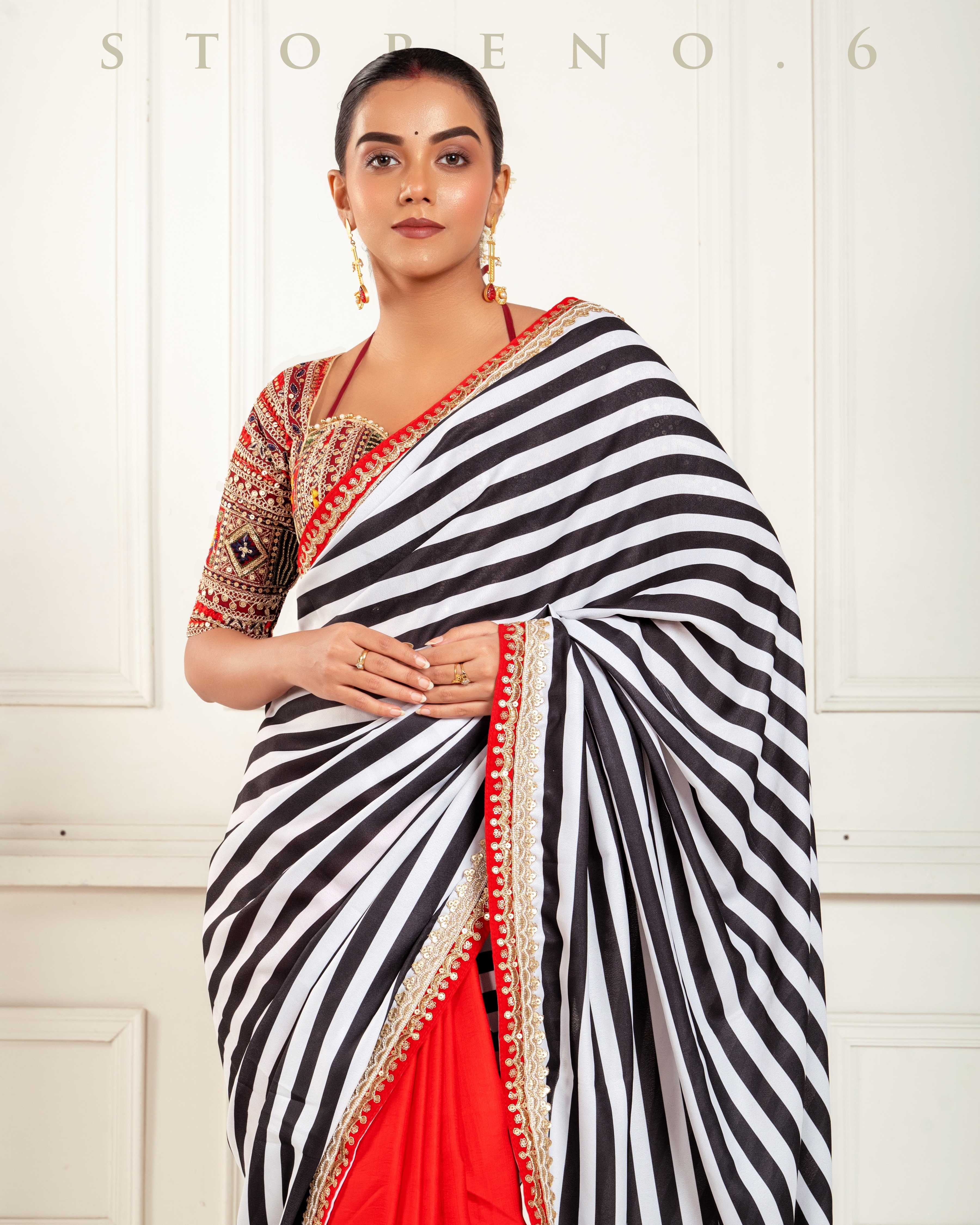 BOMBAY BLOCKBUSTER SAREE WITH LUSH OF GLORY BLOUSE