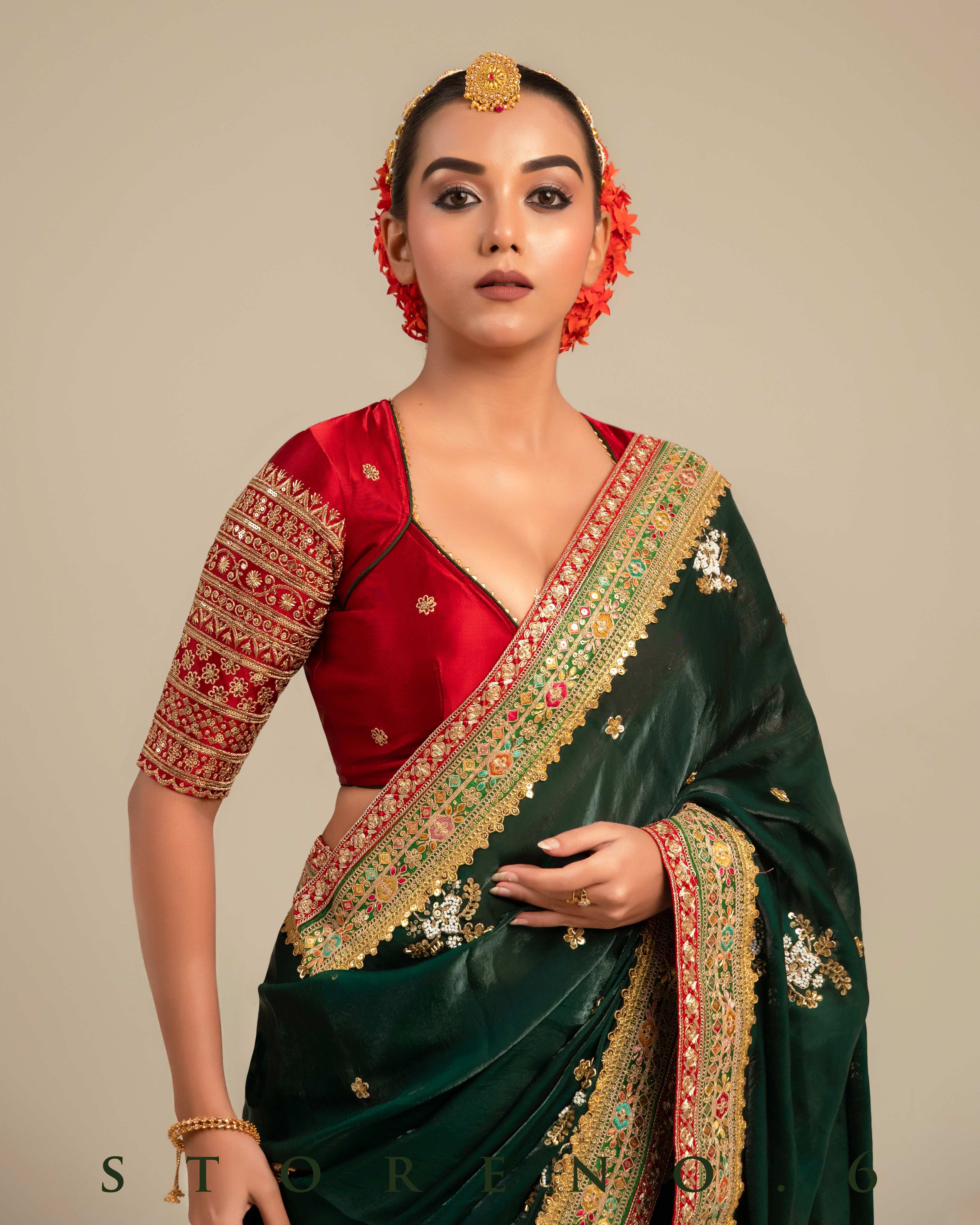 EMERALD ECSTASY SAREE