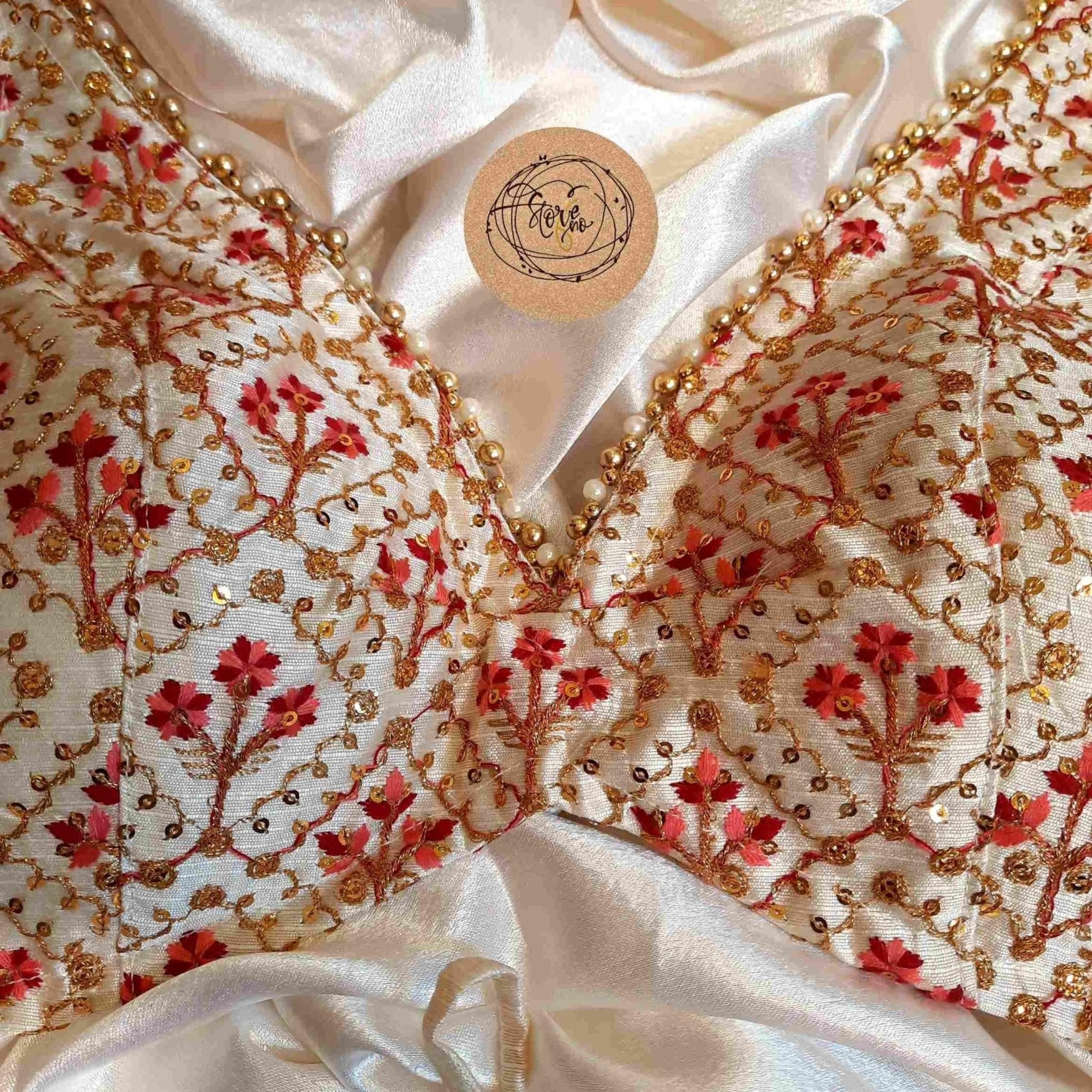 IVORY DRAMA BLOUSE