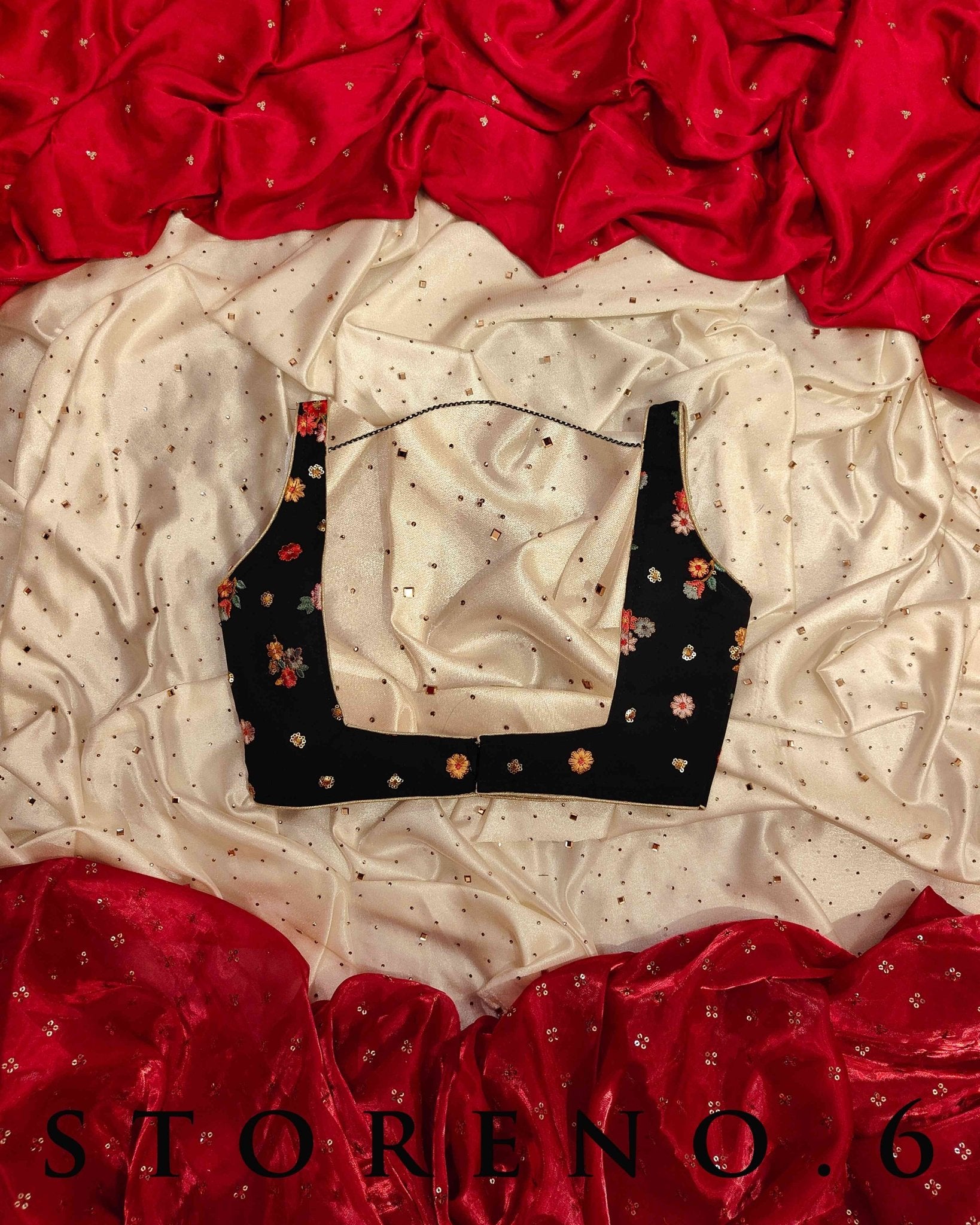 SIAH ASHIQUI STRAPPY BLOUSE