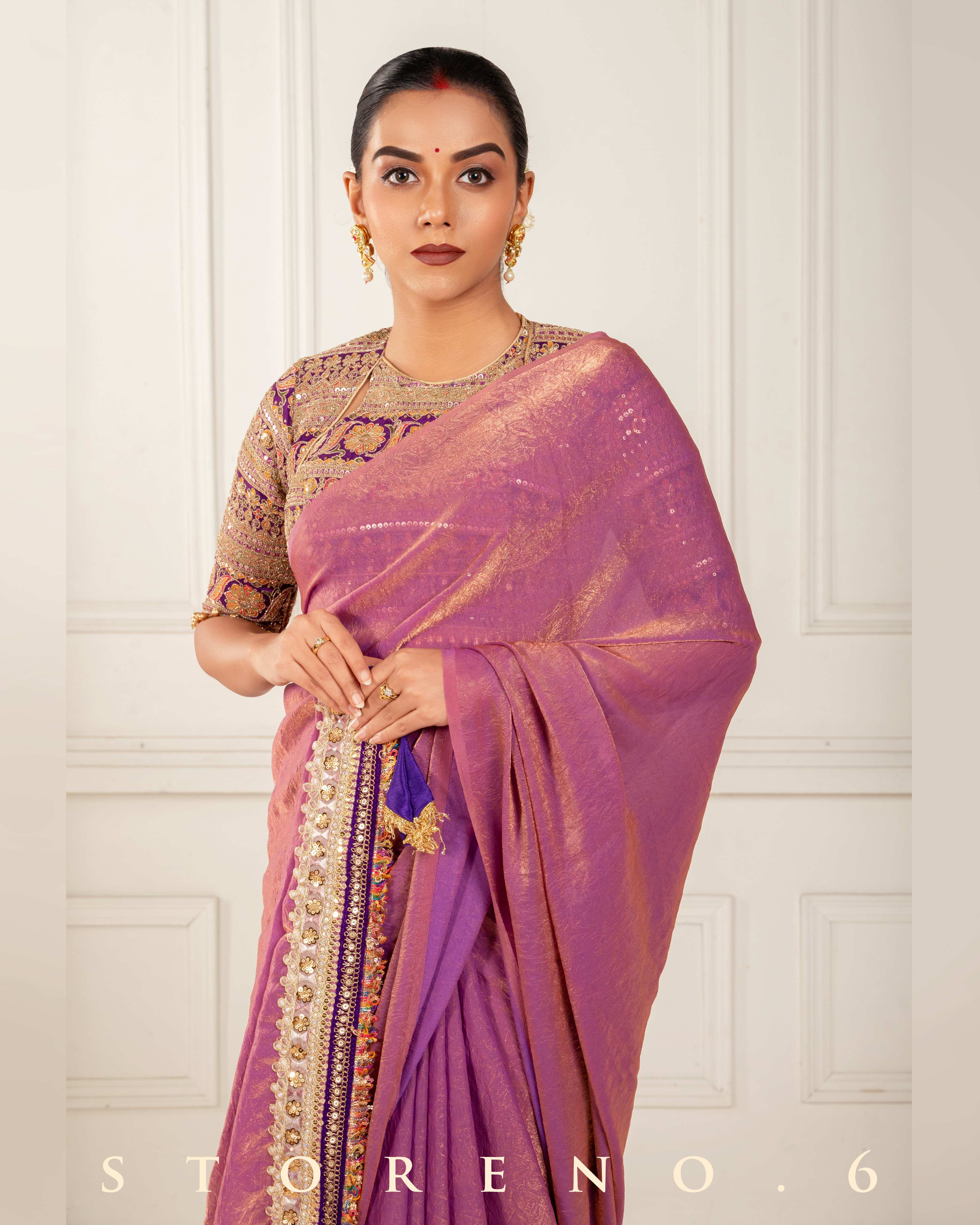 LILAC LUXURY SAREE