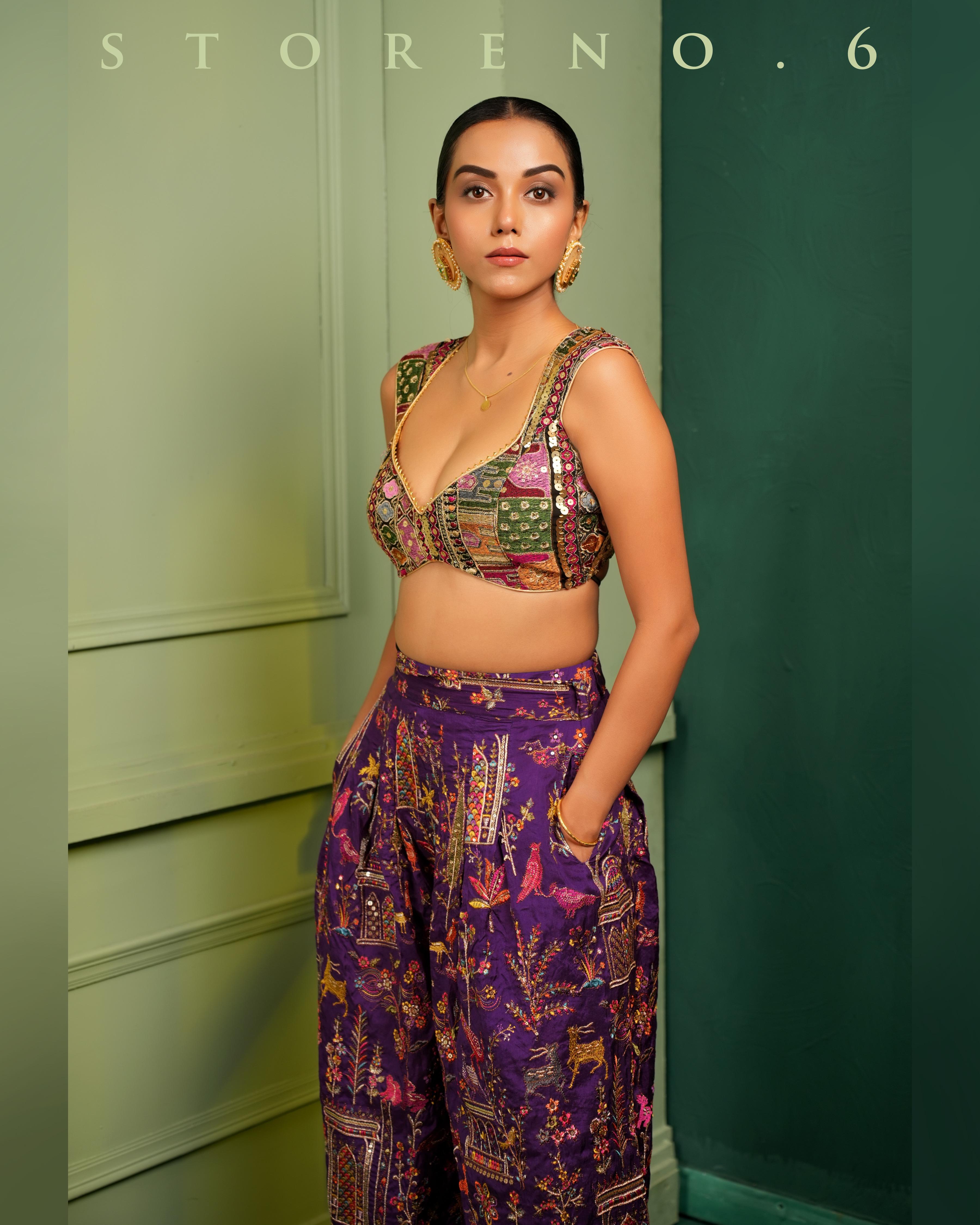 THE AGELESS ARTISTRY PALAZZO AND BLOUSE SET