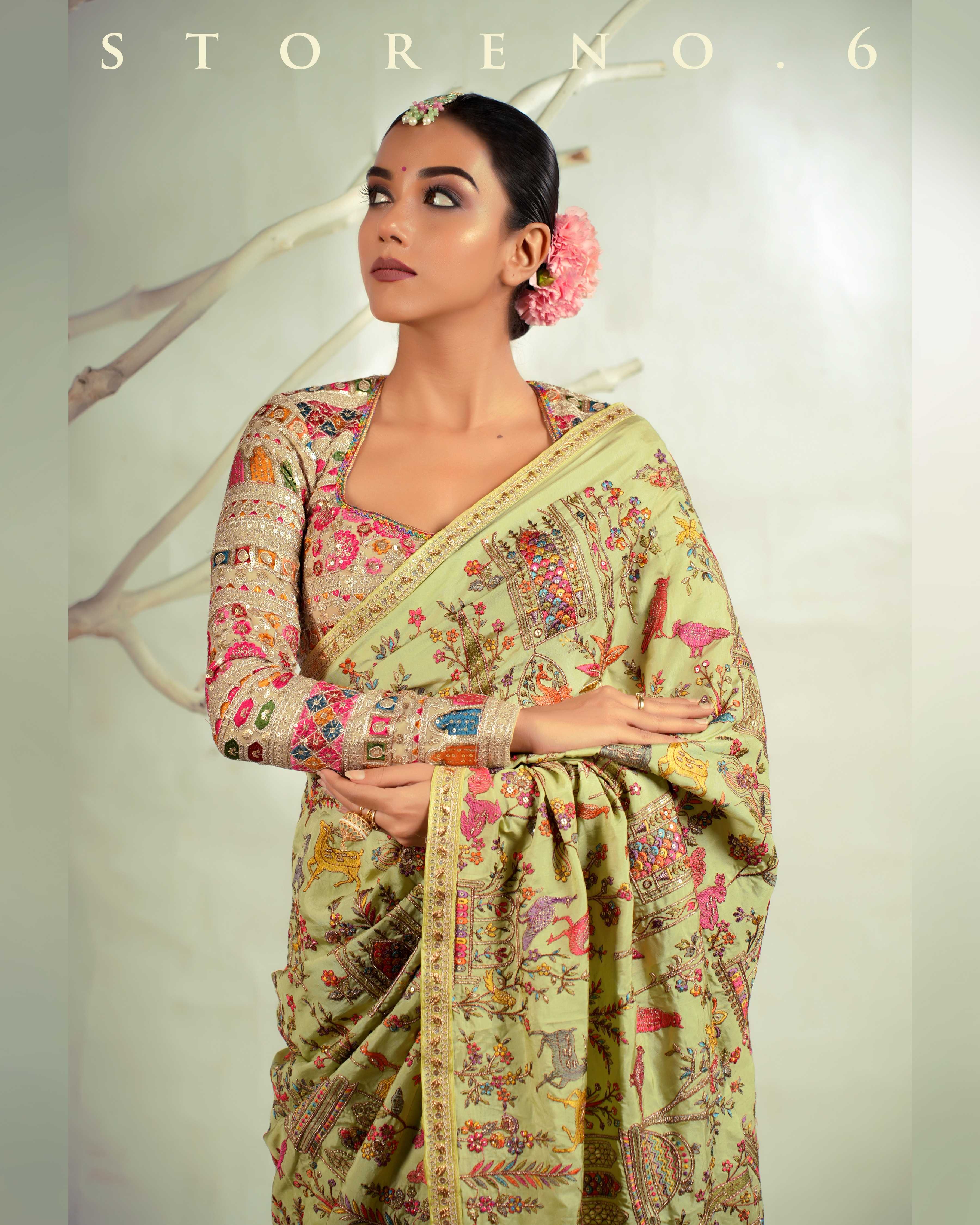 GUL KAARI SURMAI CLASSIC BLOUSE