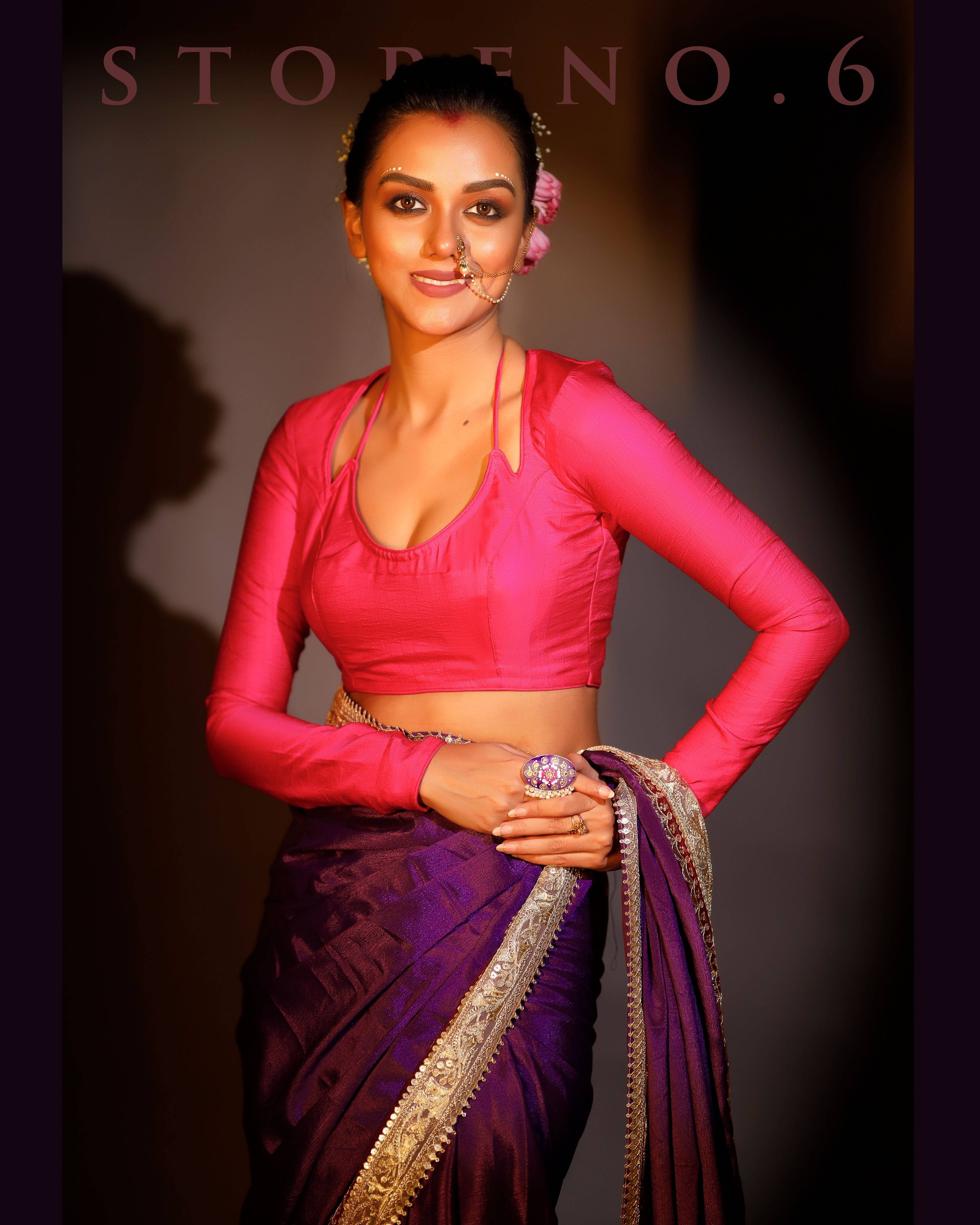 PASSIONATE PLUM BLOUSE