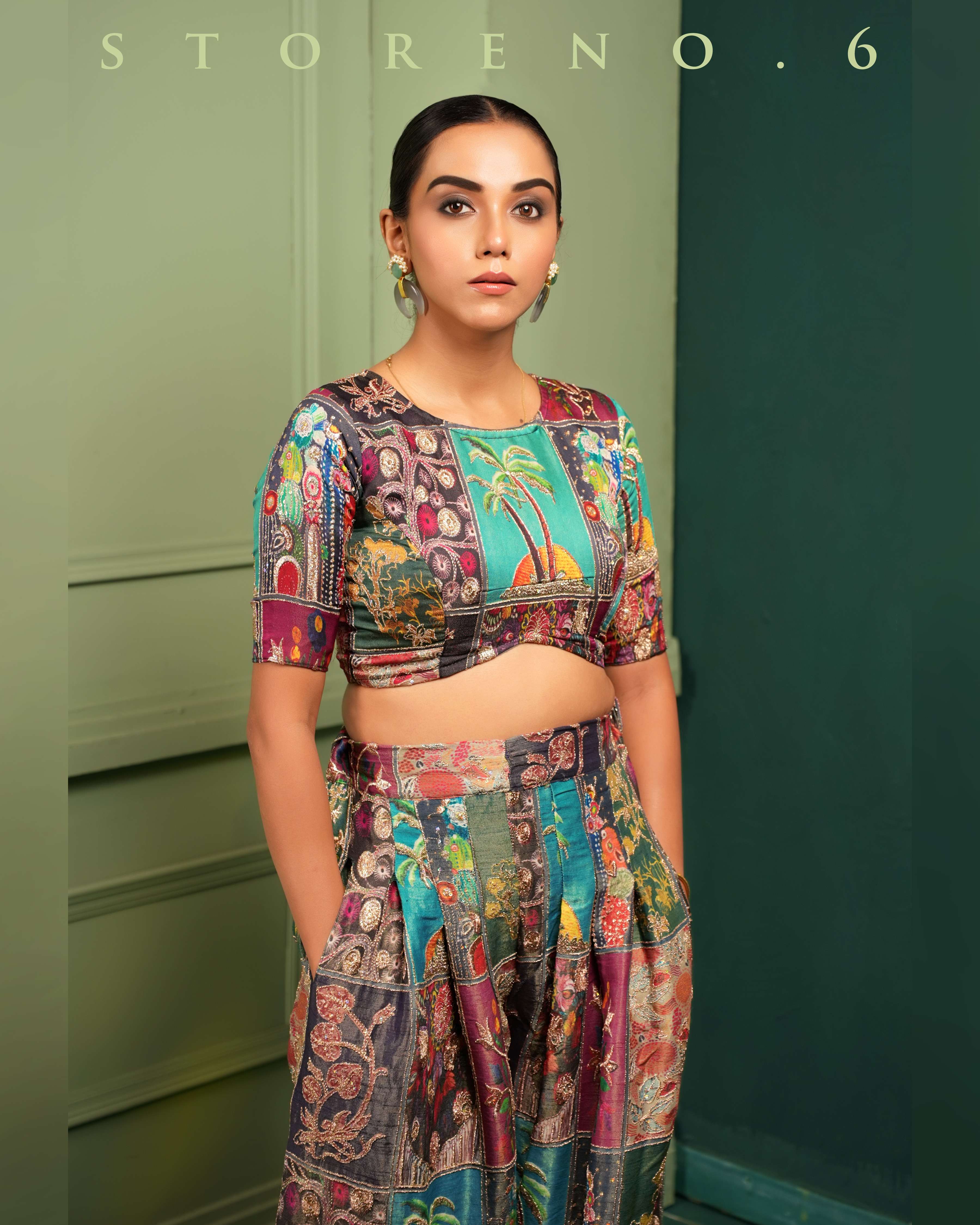 GARDEN PANAROMA CLASSIC BLOUSE