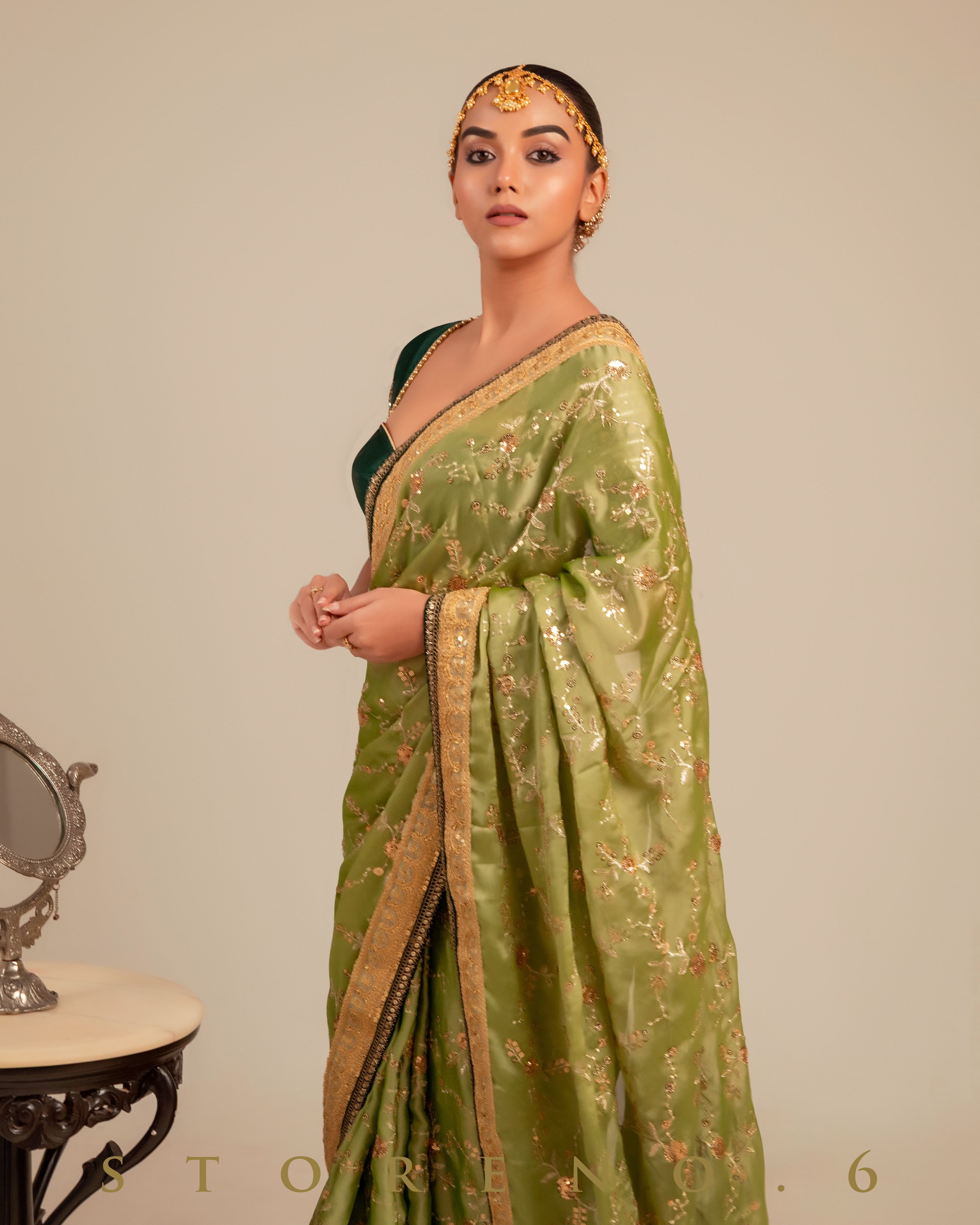 WILLOW WHISPER SAREE