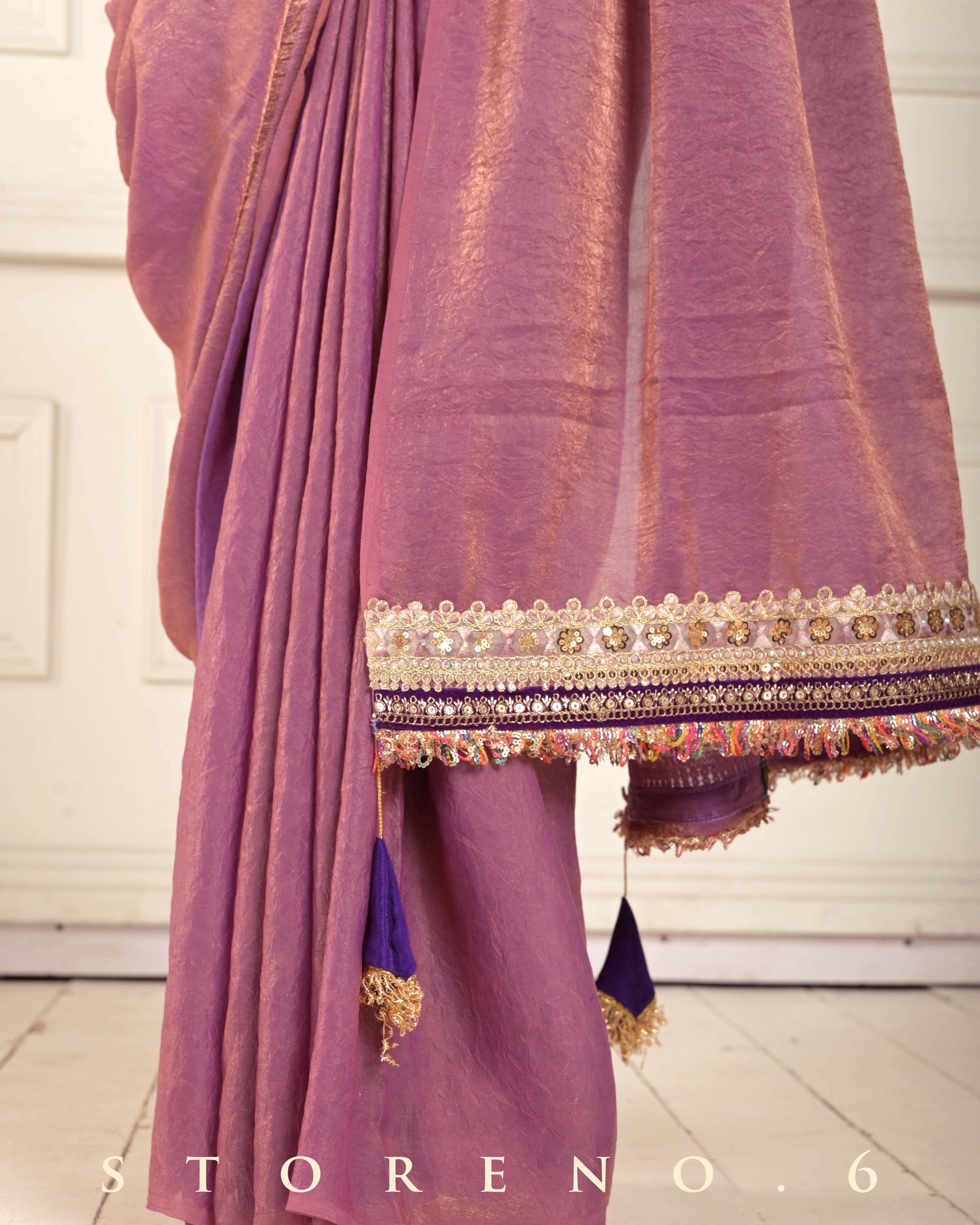 LILAC LUXURY SAREE