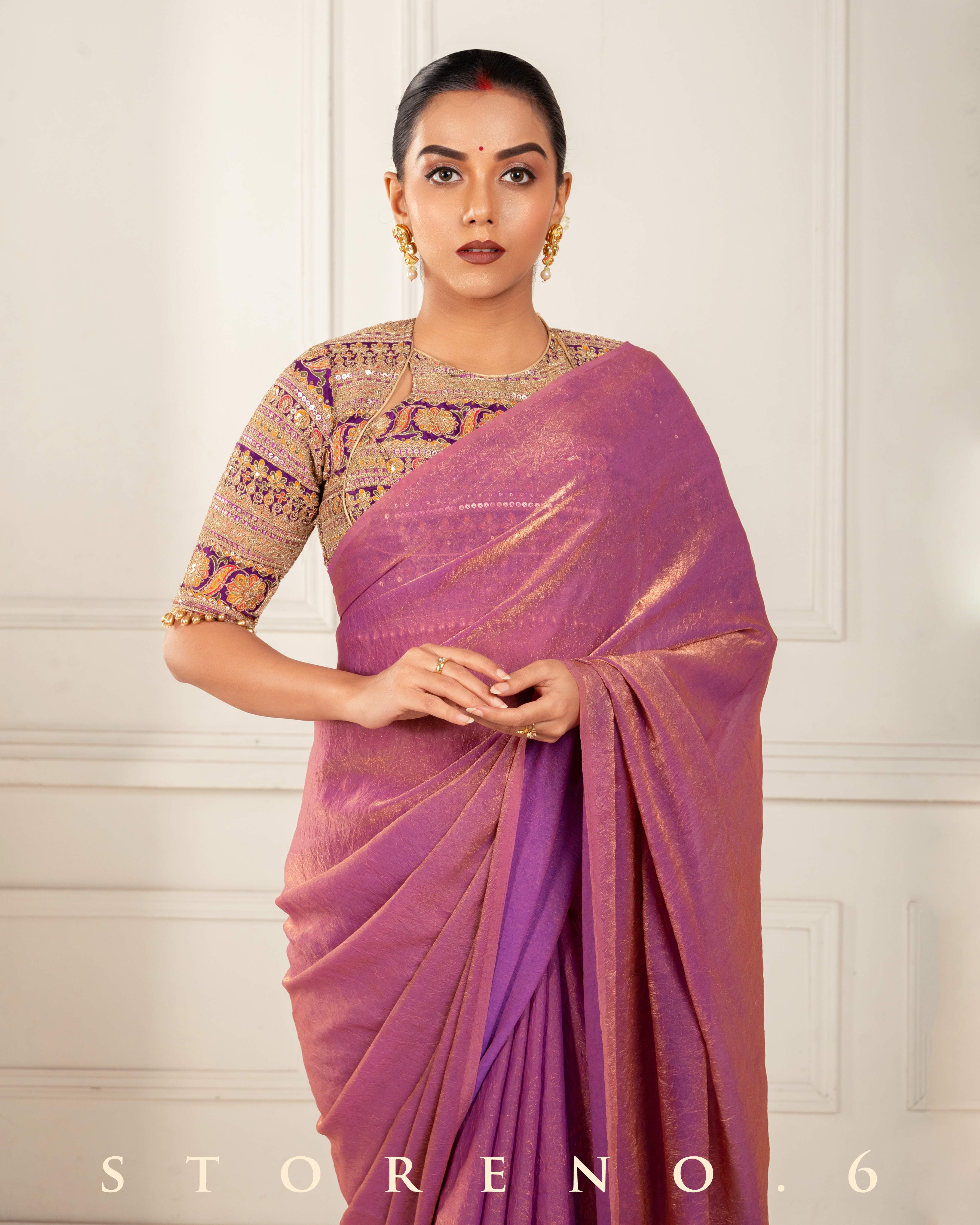 LILAC LUXURY SAREE