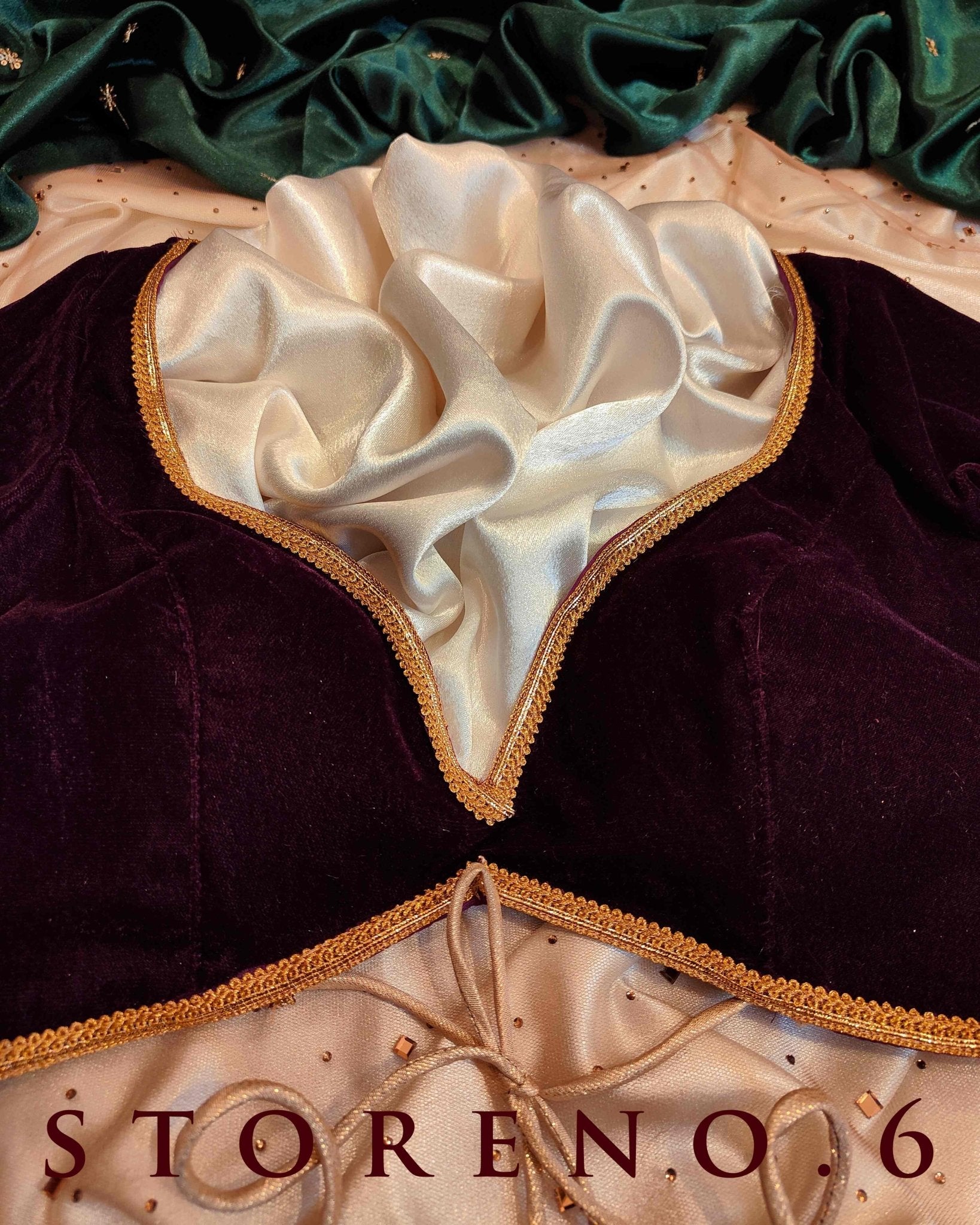 MAKHMAL SINDOORI BLOUSE