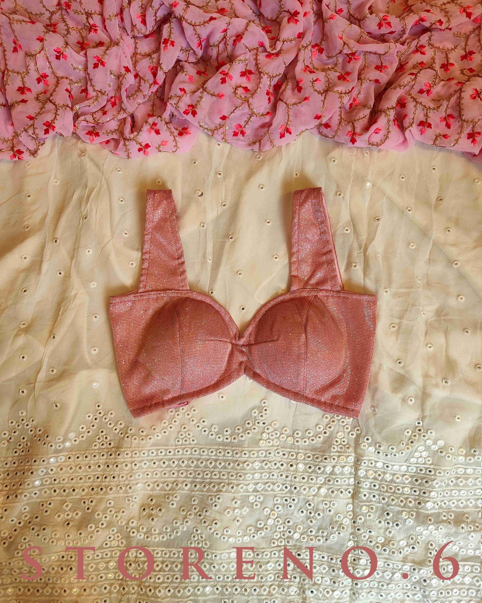 THE PROM PINK ANNE STRAP BLOUSE