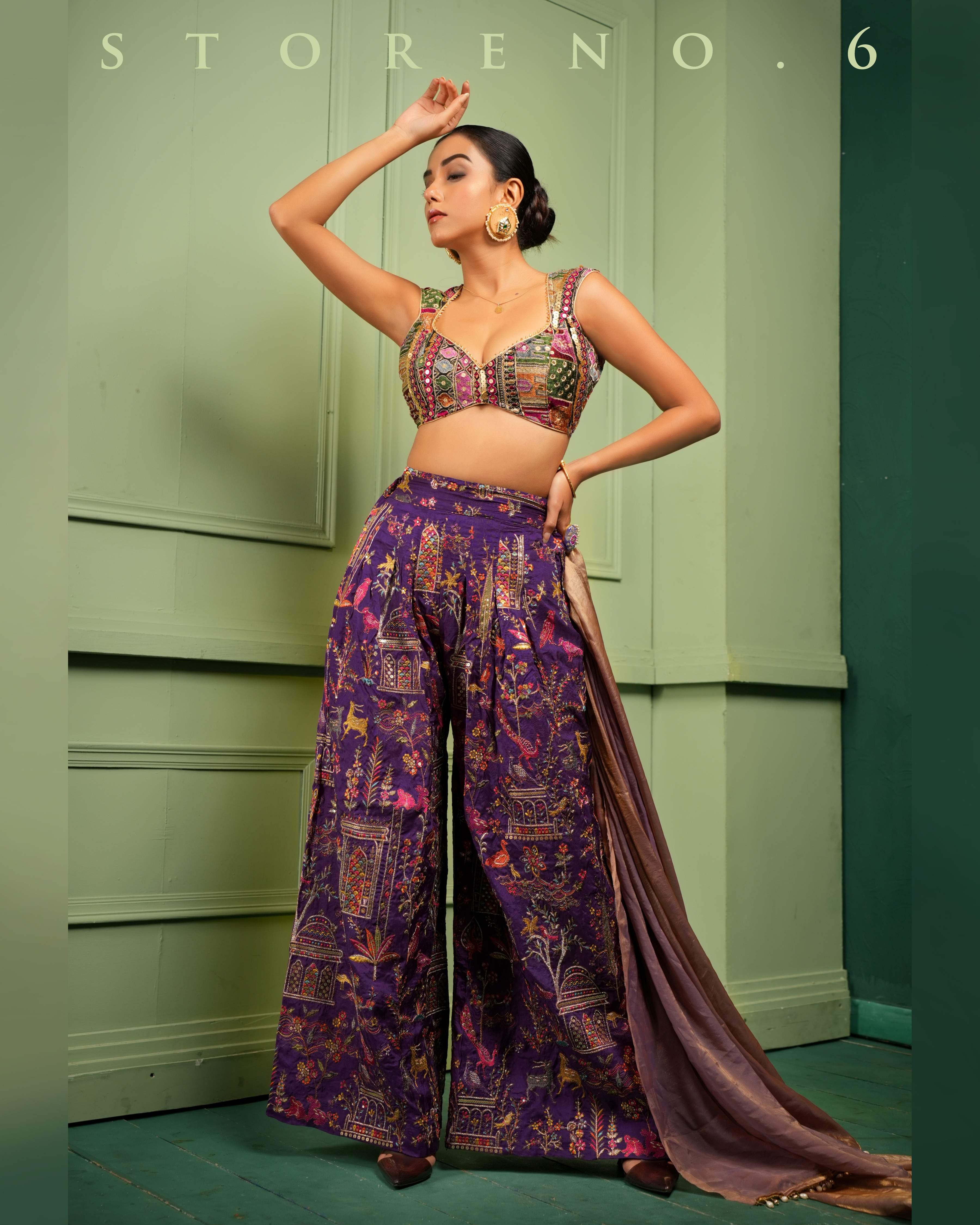 THE AGELESS ARTISTRY PALAZZO AND BLOUSE SET