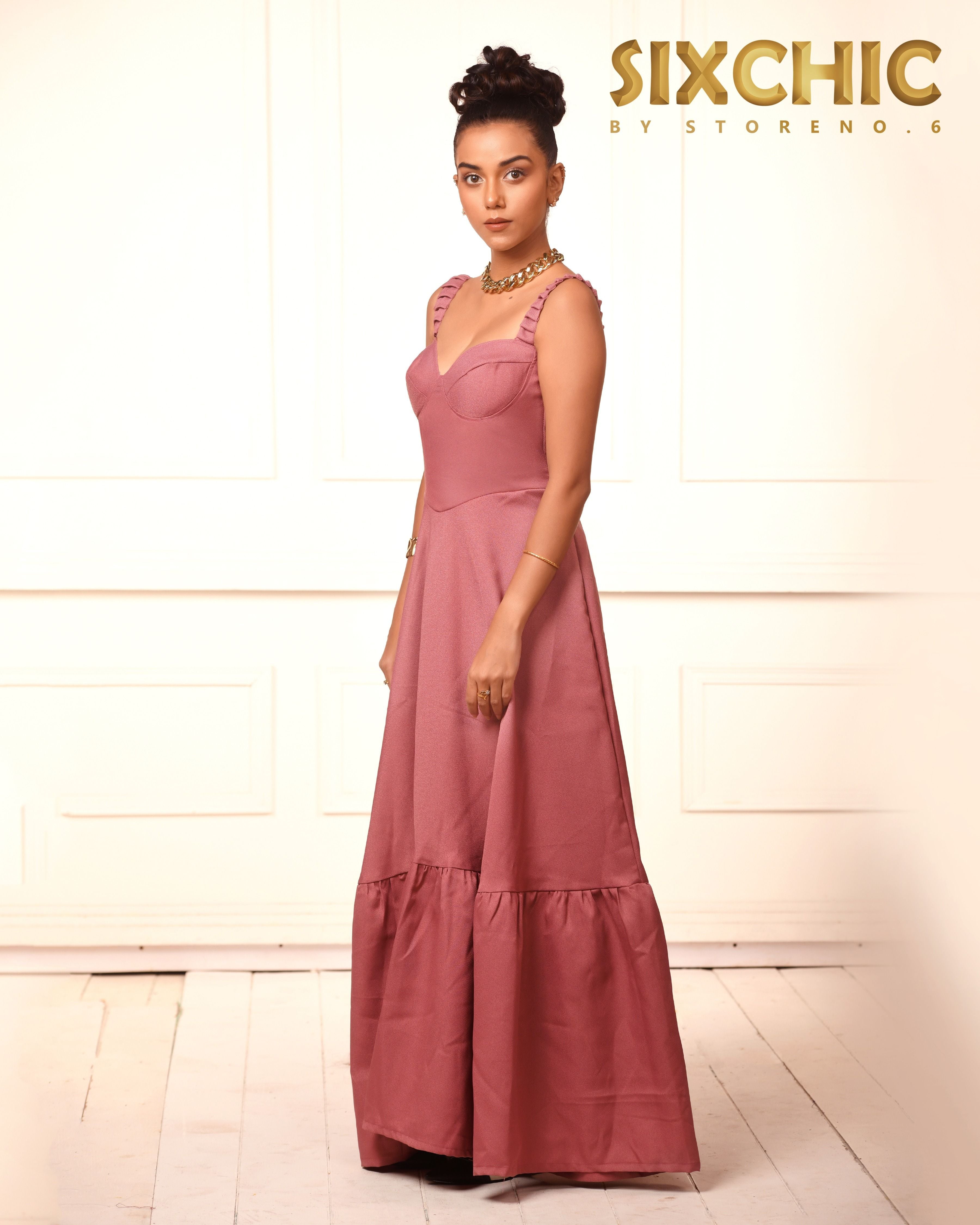 MAUVE MAIDEN DRESS