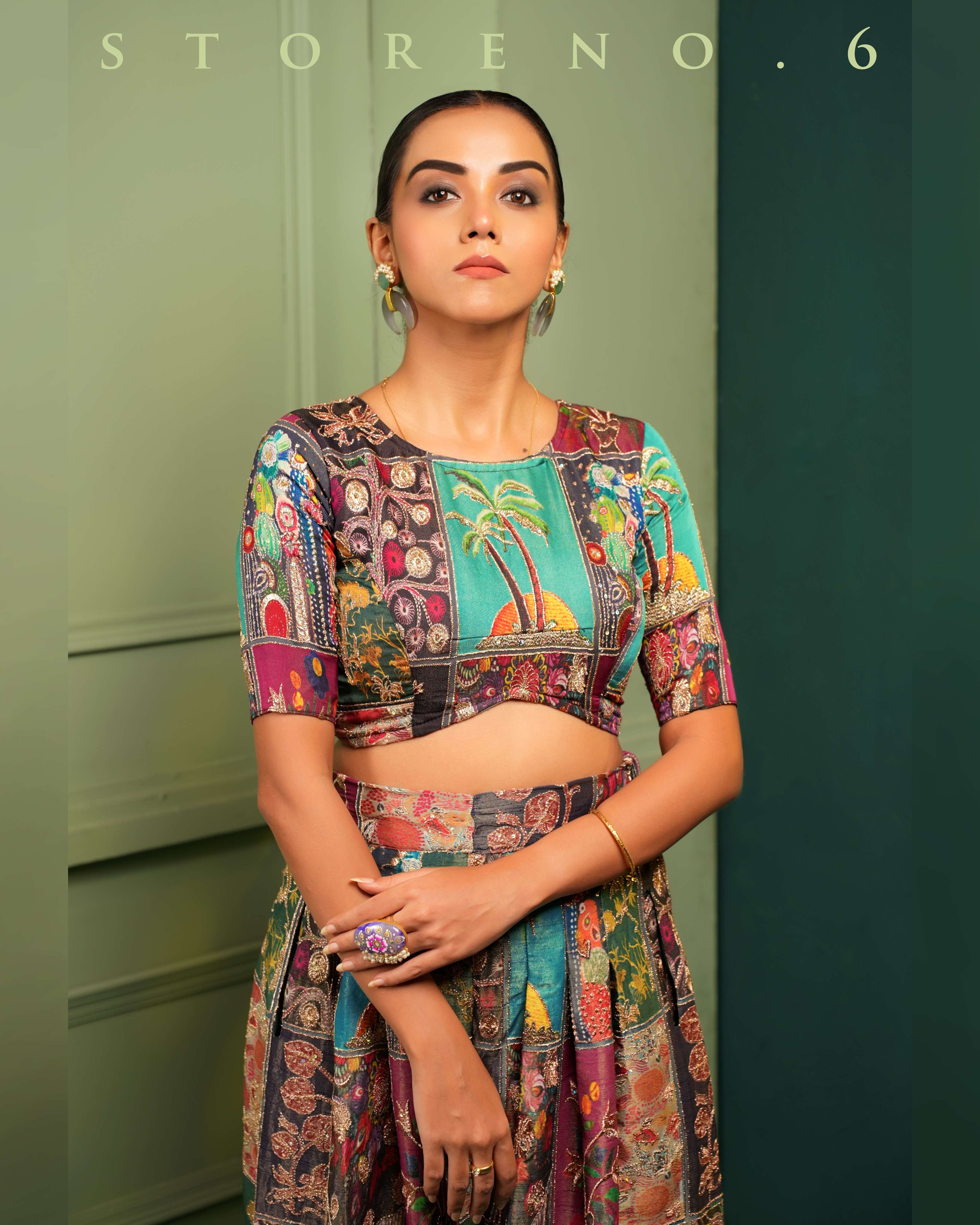 GARDEN PANAROMA CLASSIC BLOUSE