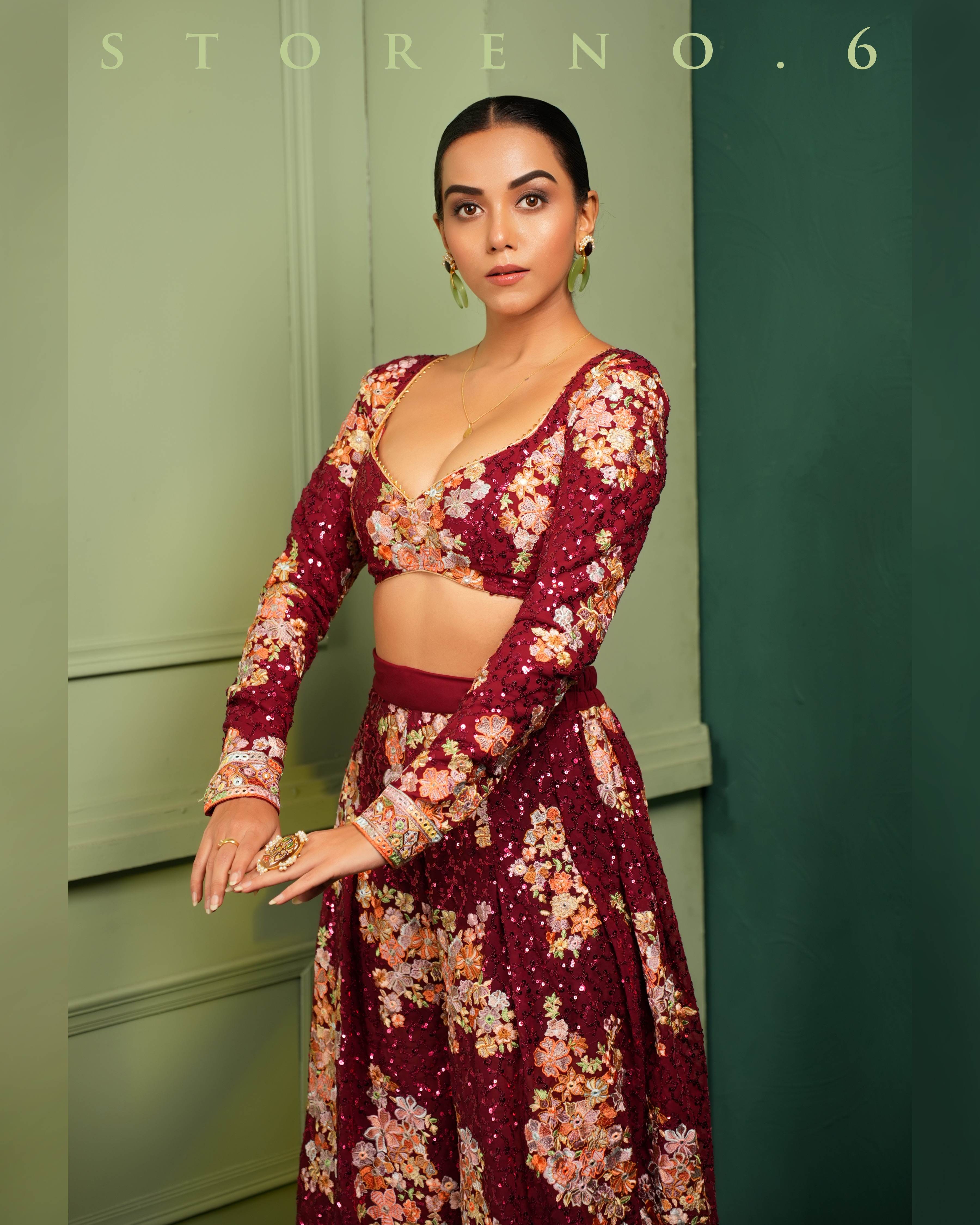 THE GROOVY GLAMOUR PALAZZO AND BLOUSE SET
