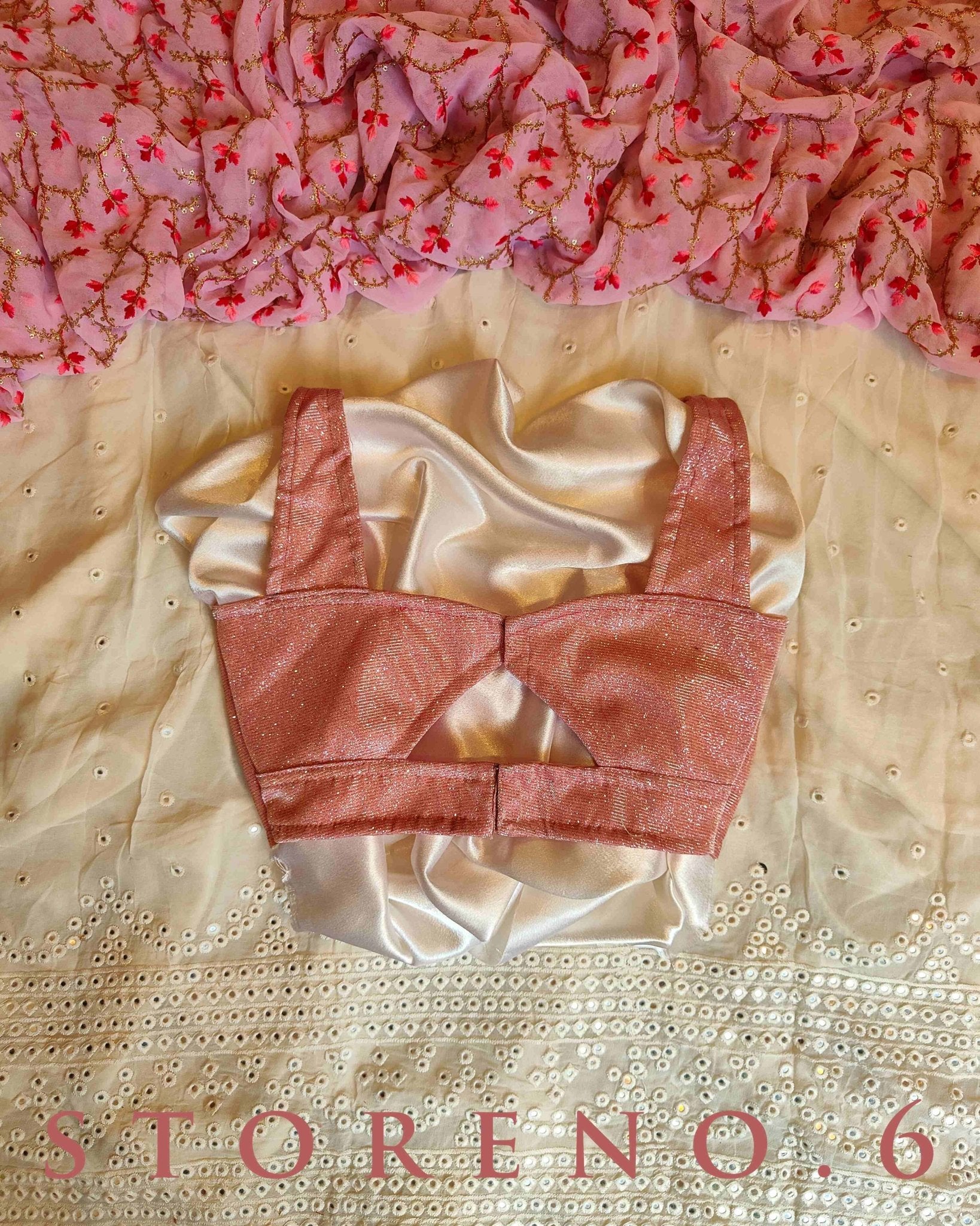 THE PROM PINK ANNE STRAP BLOUSE