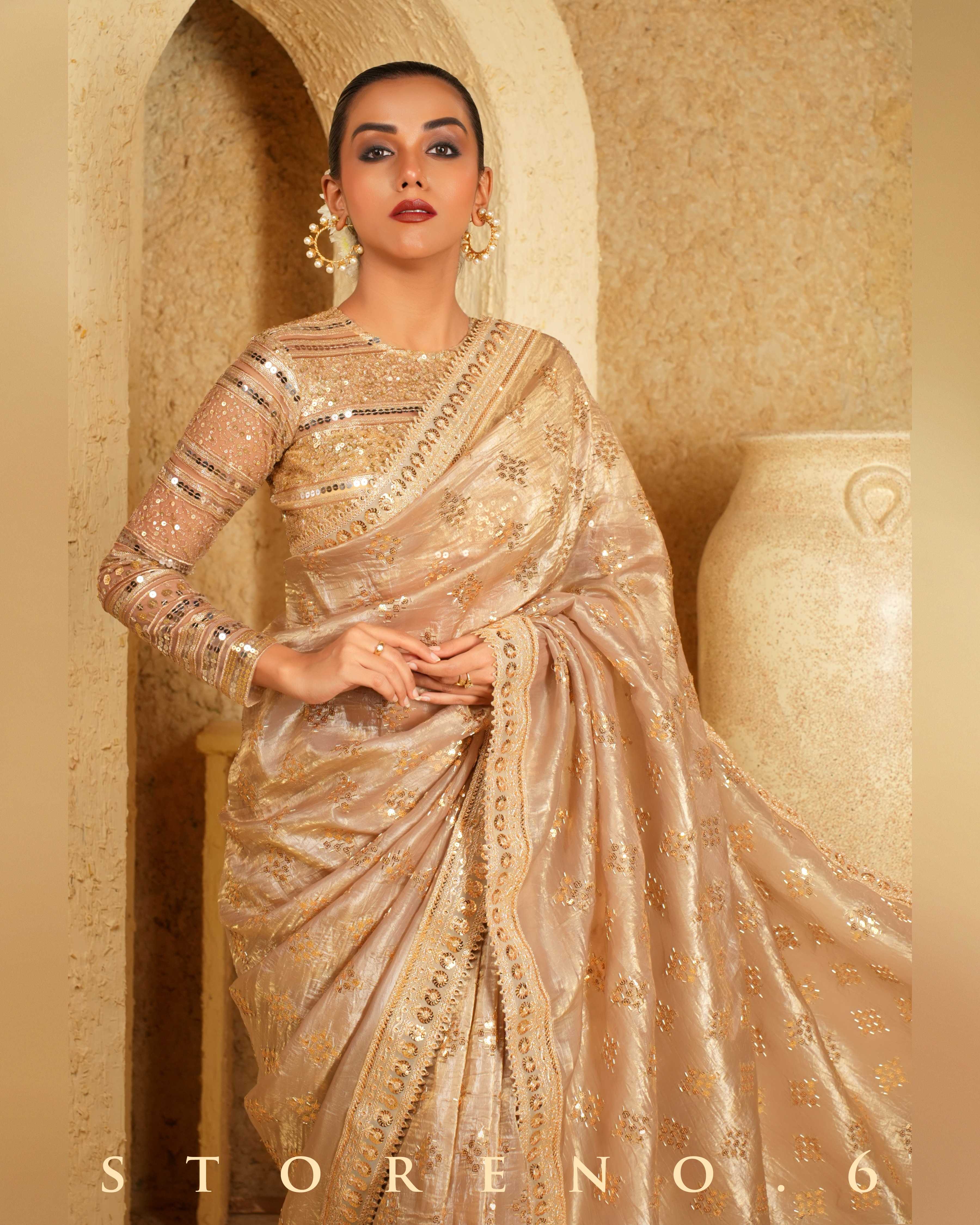 GOLD GARNISH BLOUSE