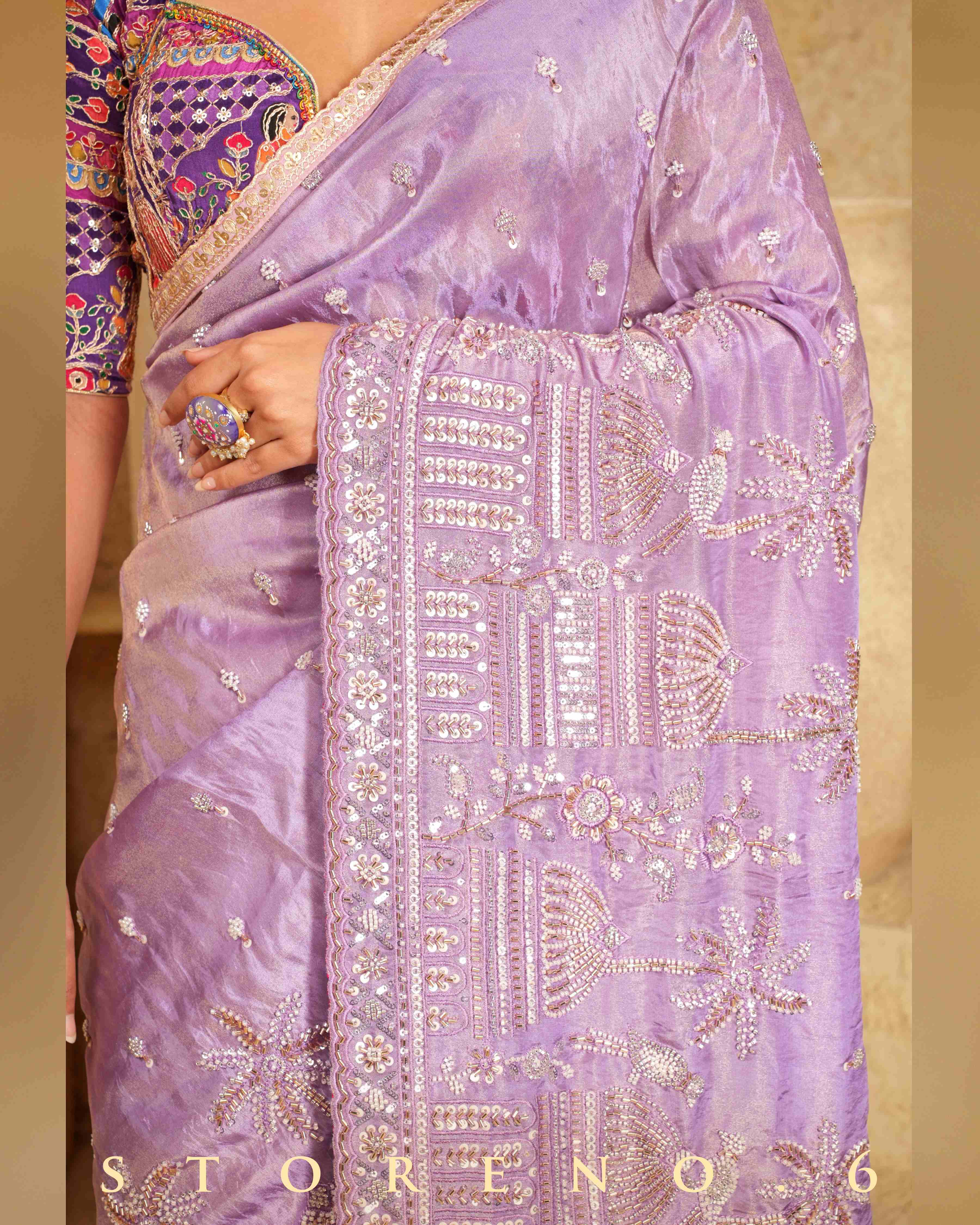 VIOLET VOGUE SAREE