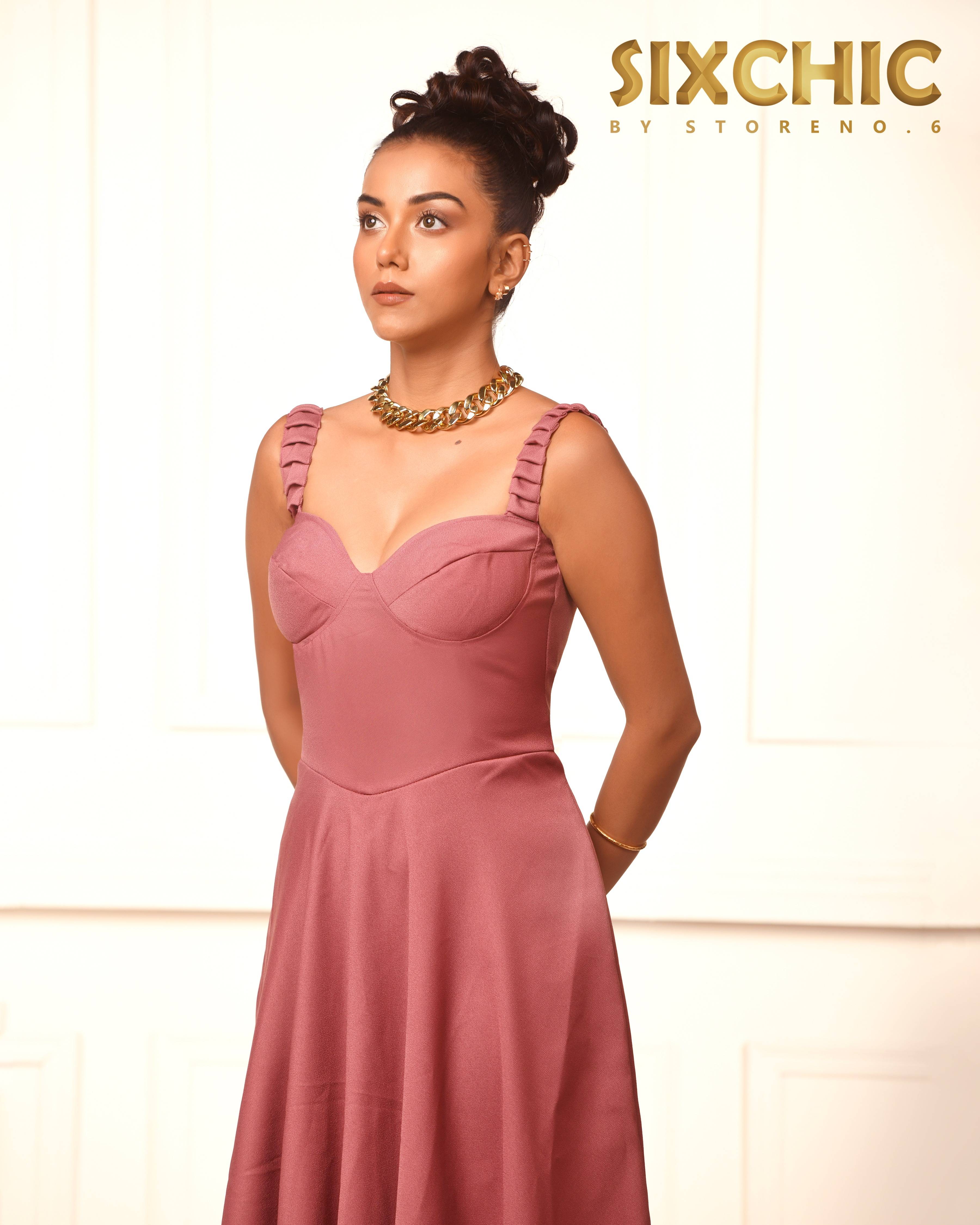 MAUVE MAIDEN DRESS