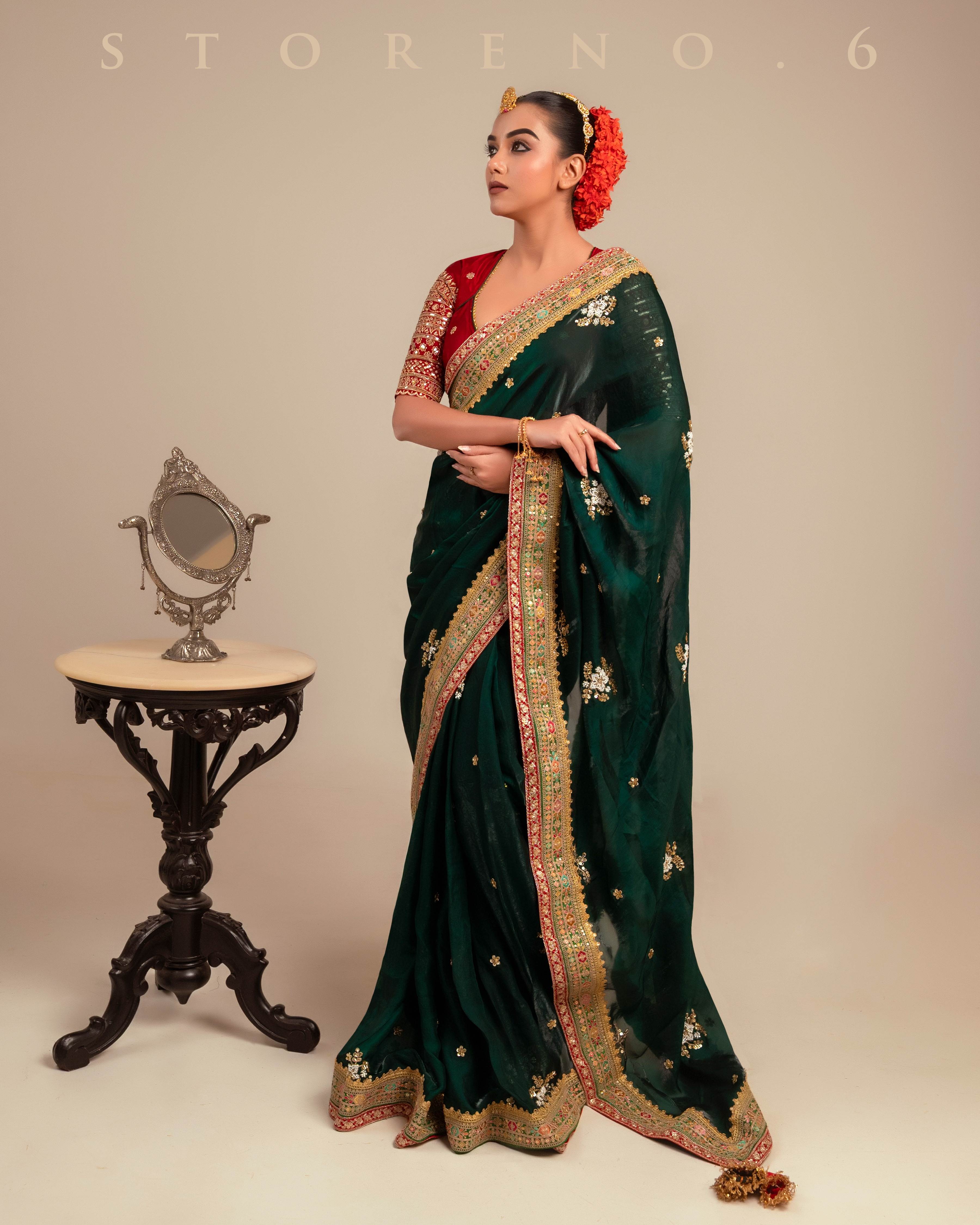 EMERALD ECSTASY SAREE