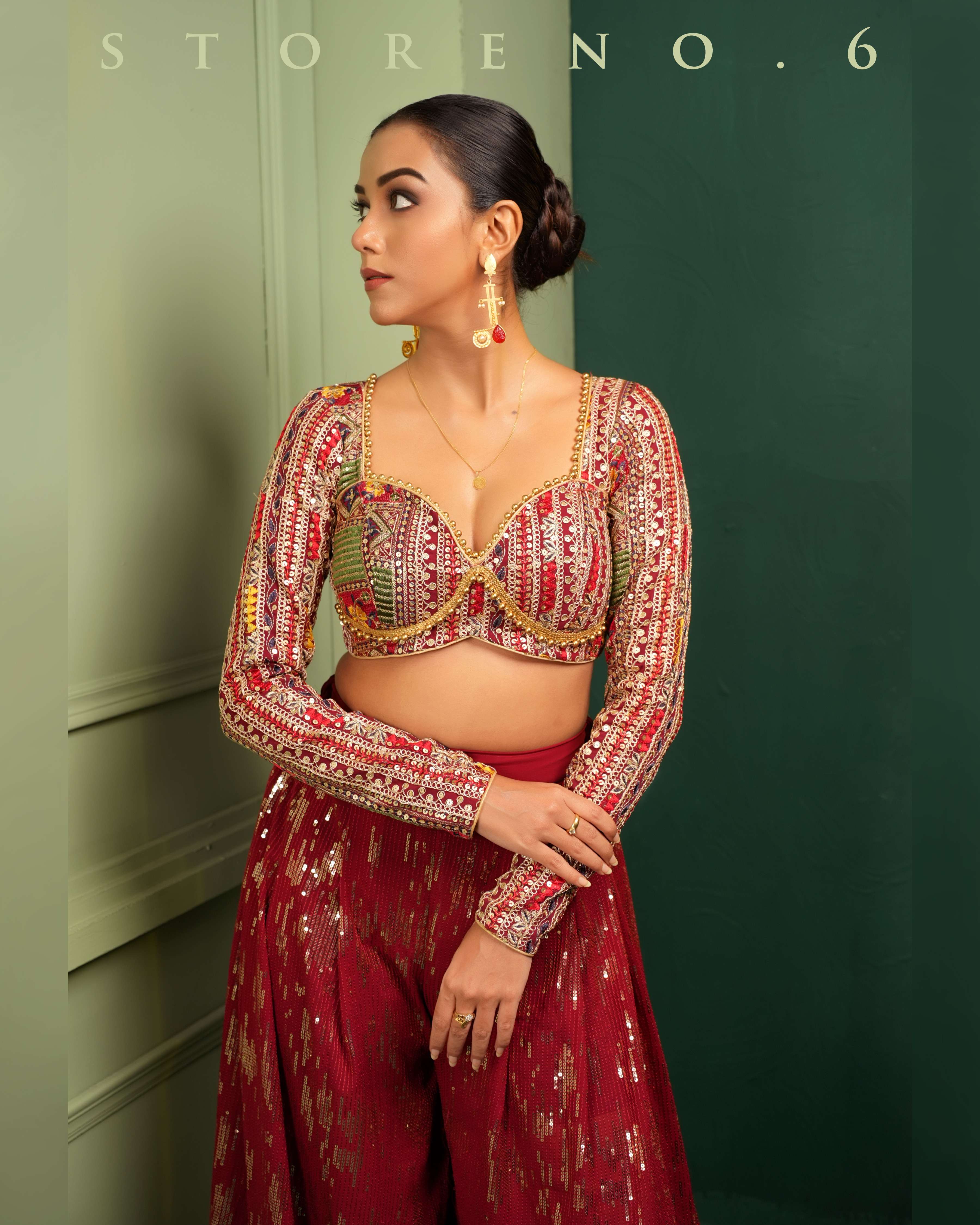 LUSH OF BERRY CLASSIC BLOUSE