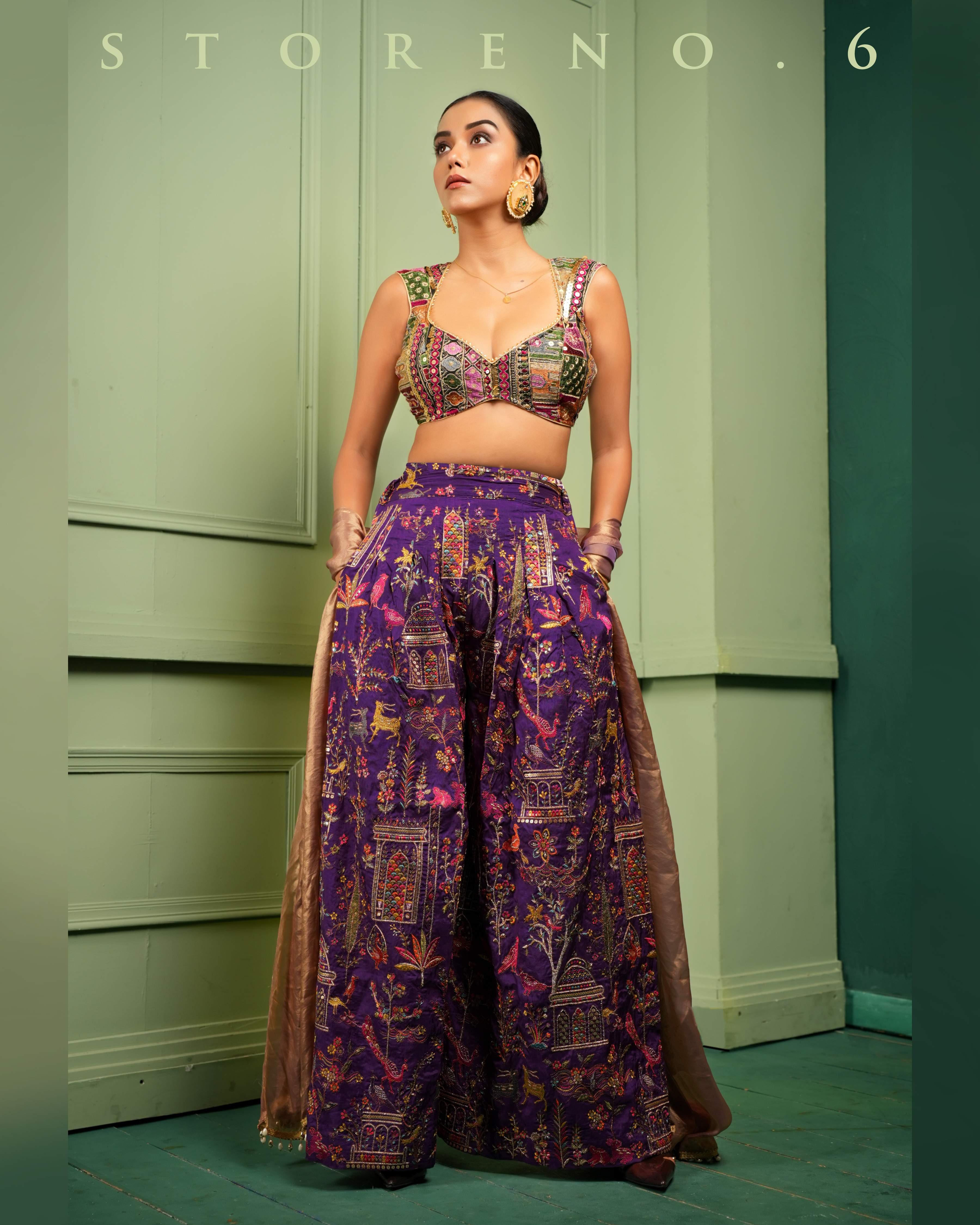 THE AGELESS ARTISTRY PALAZZO AND BLOUSE SET