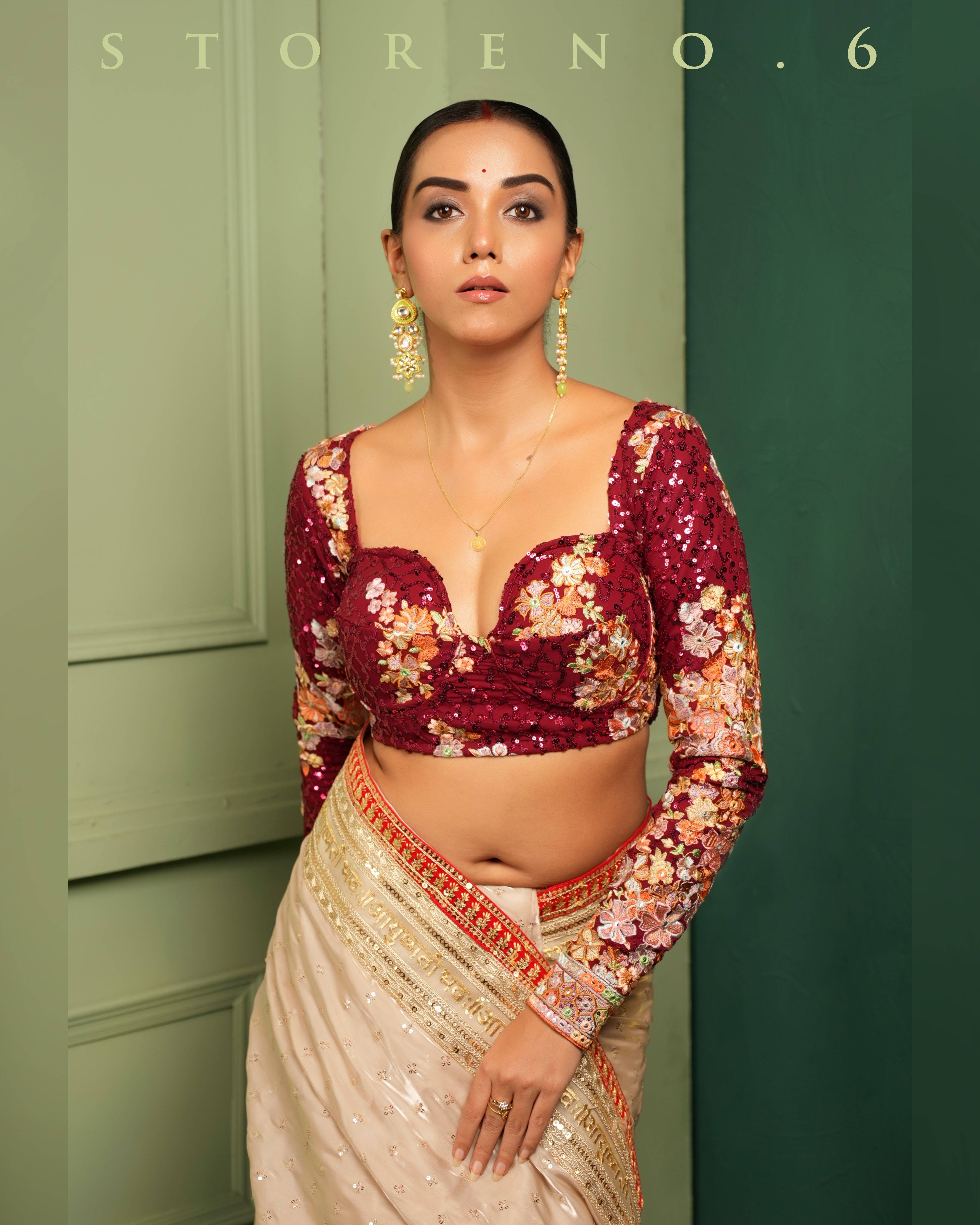 RAAKT AFSOON CLASSIC CORSET BLOUSE