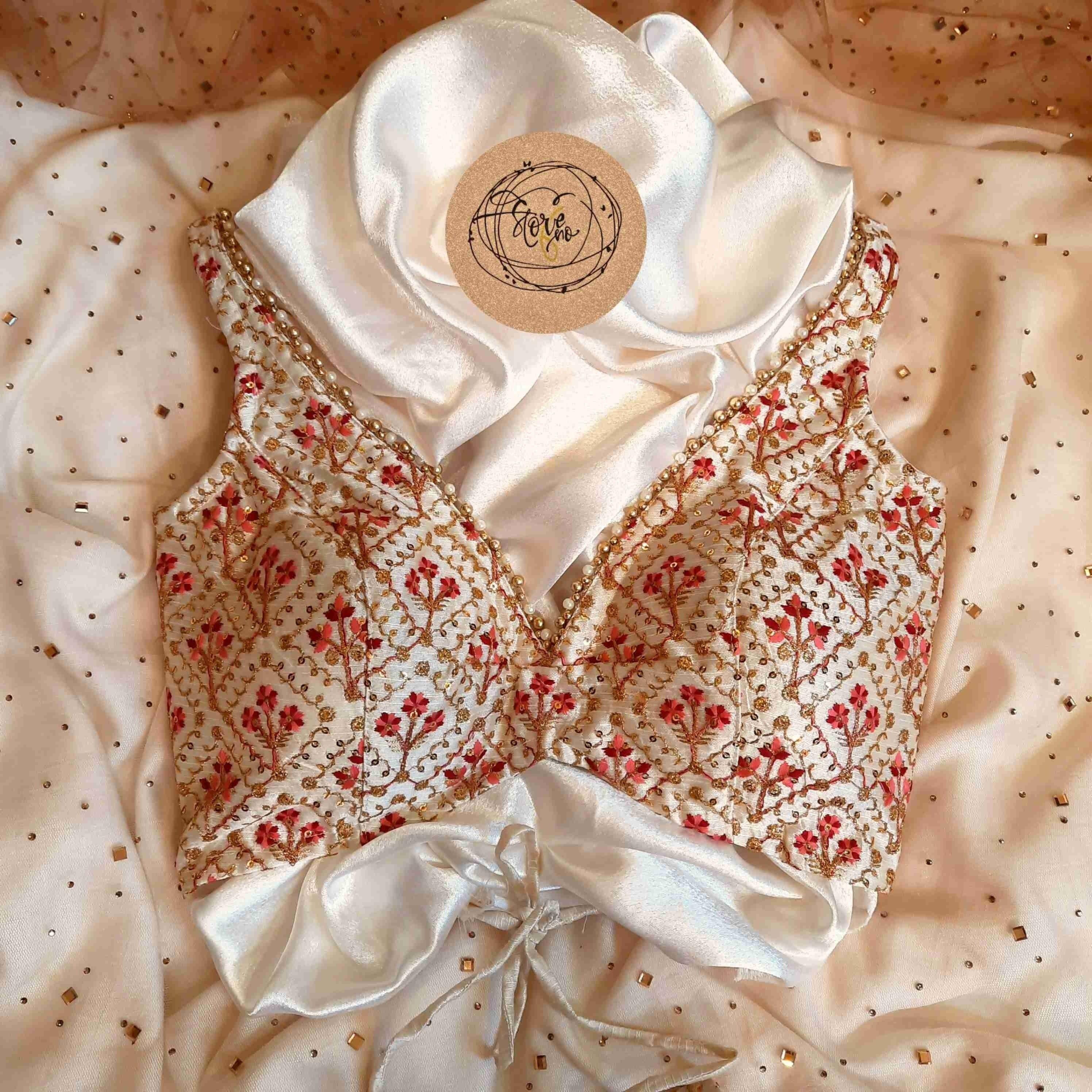 IVORY DRAMA BLOUSE