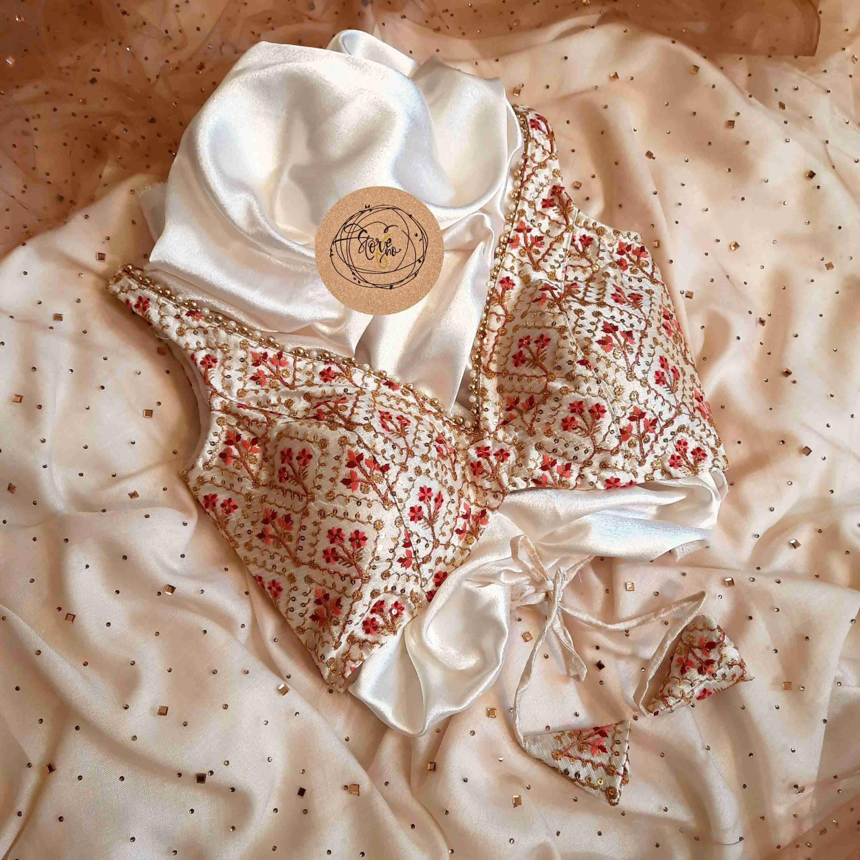 IVORY DRAMA BLOUSE