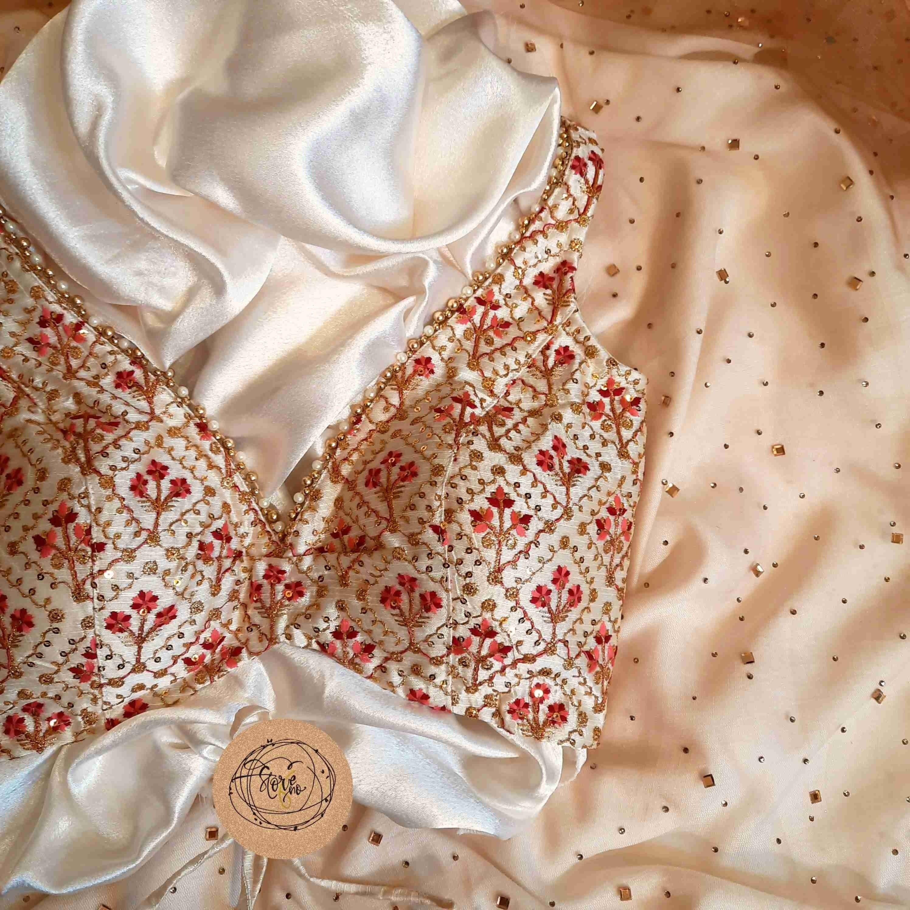 IVORY DRAMA BLOUSE
