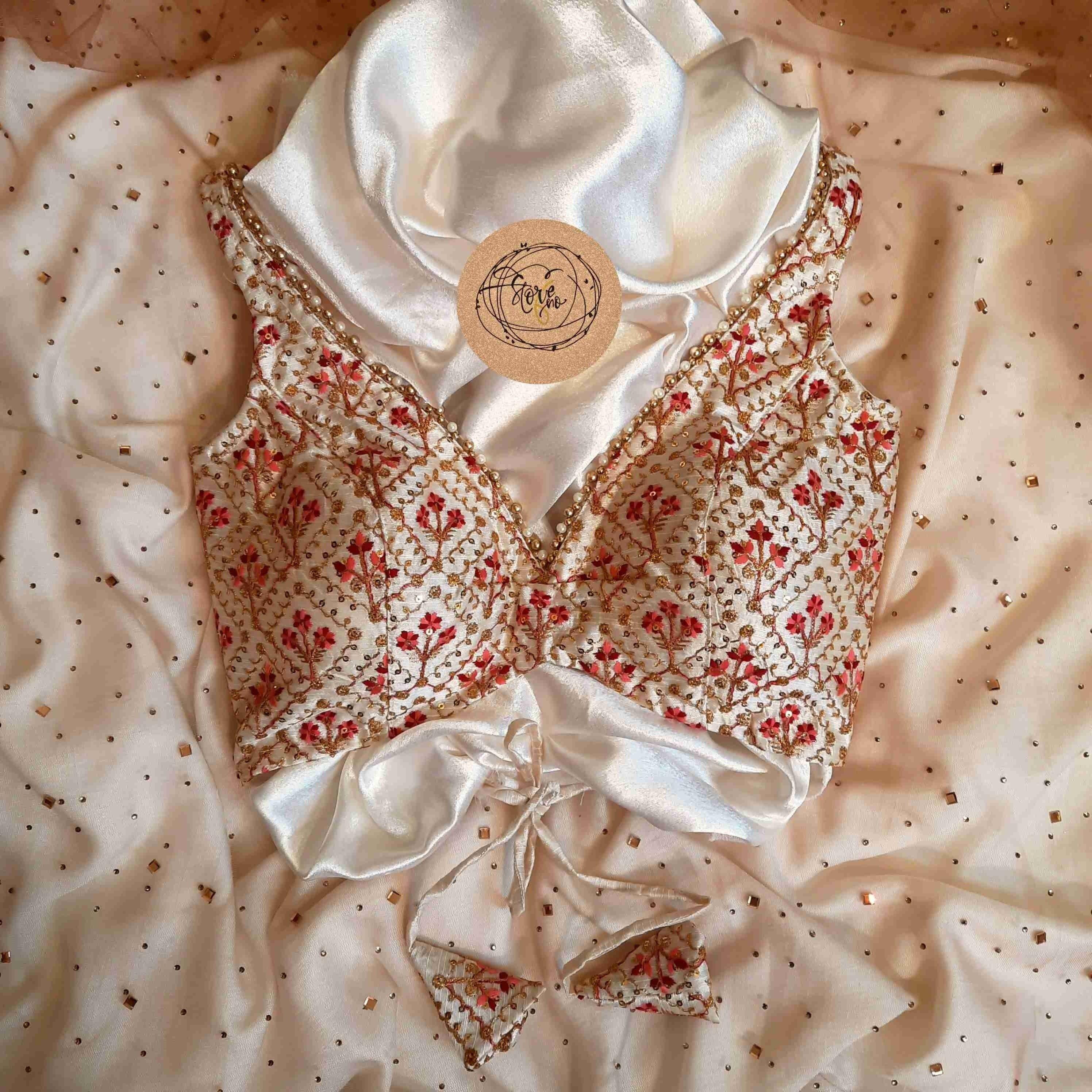 IVORY DRAMA BLOUSE