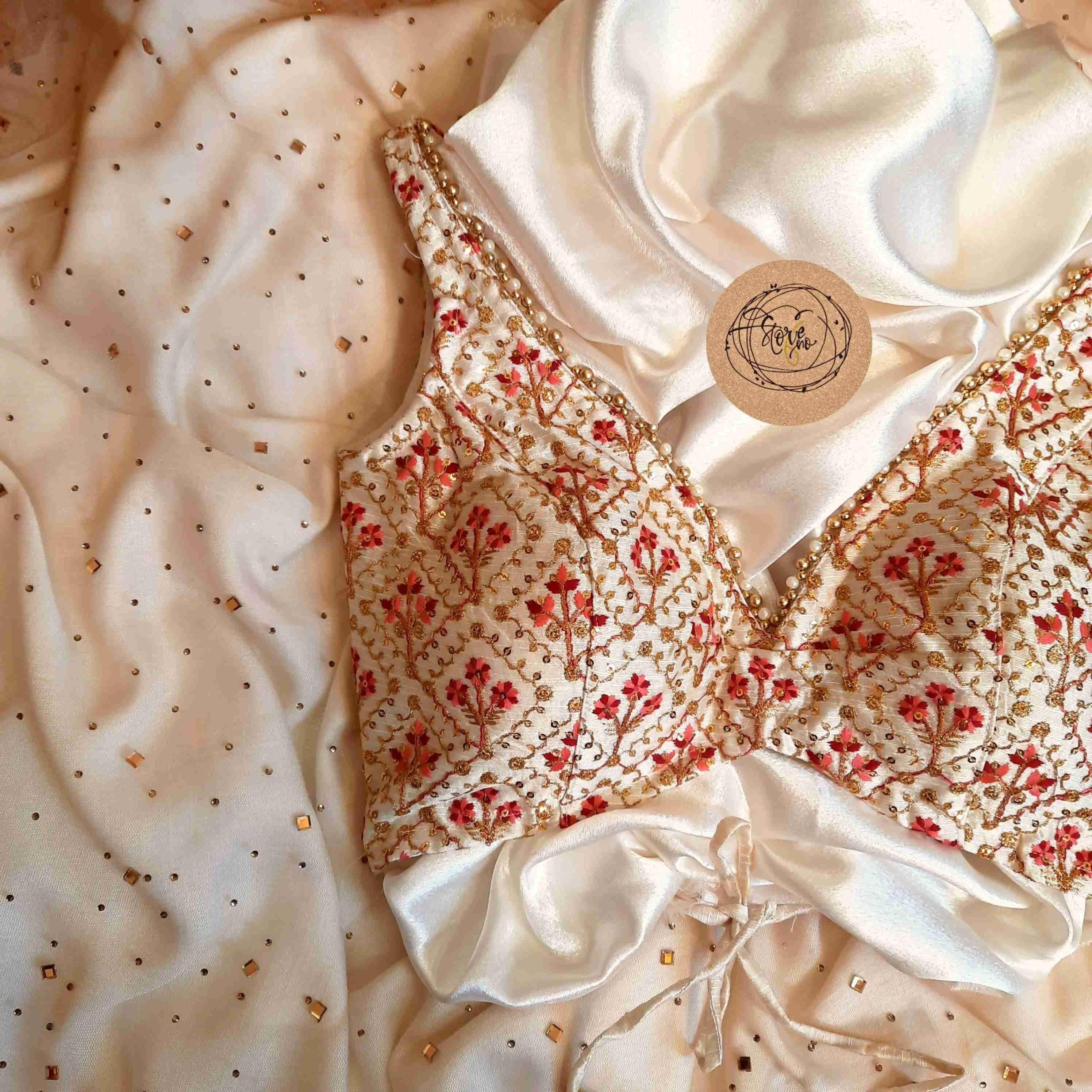 IVORY DRAMA BLOUSE