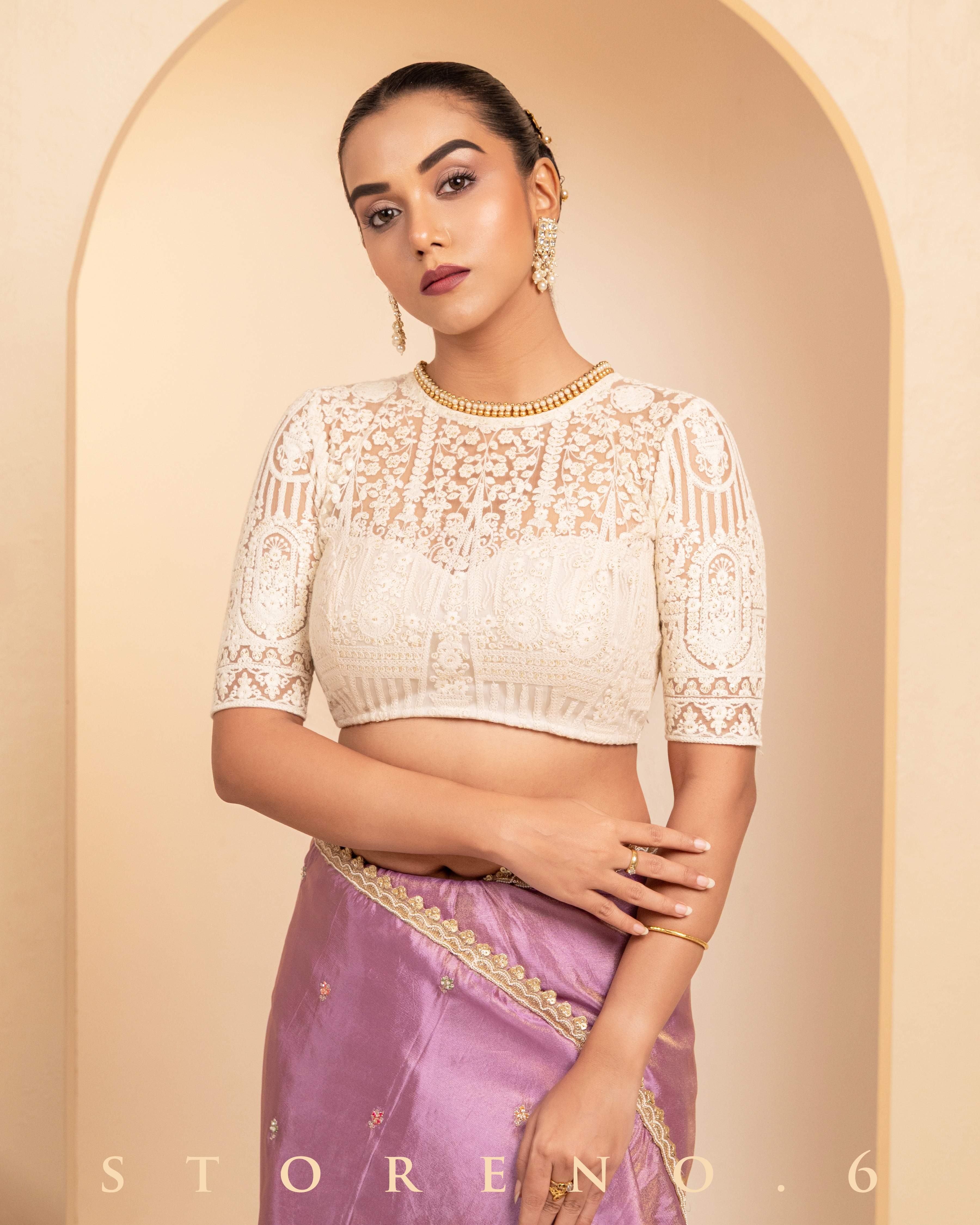 GLAM GLORY SAREE WITH CHAANDNI CLASSIC BLOUSE
