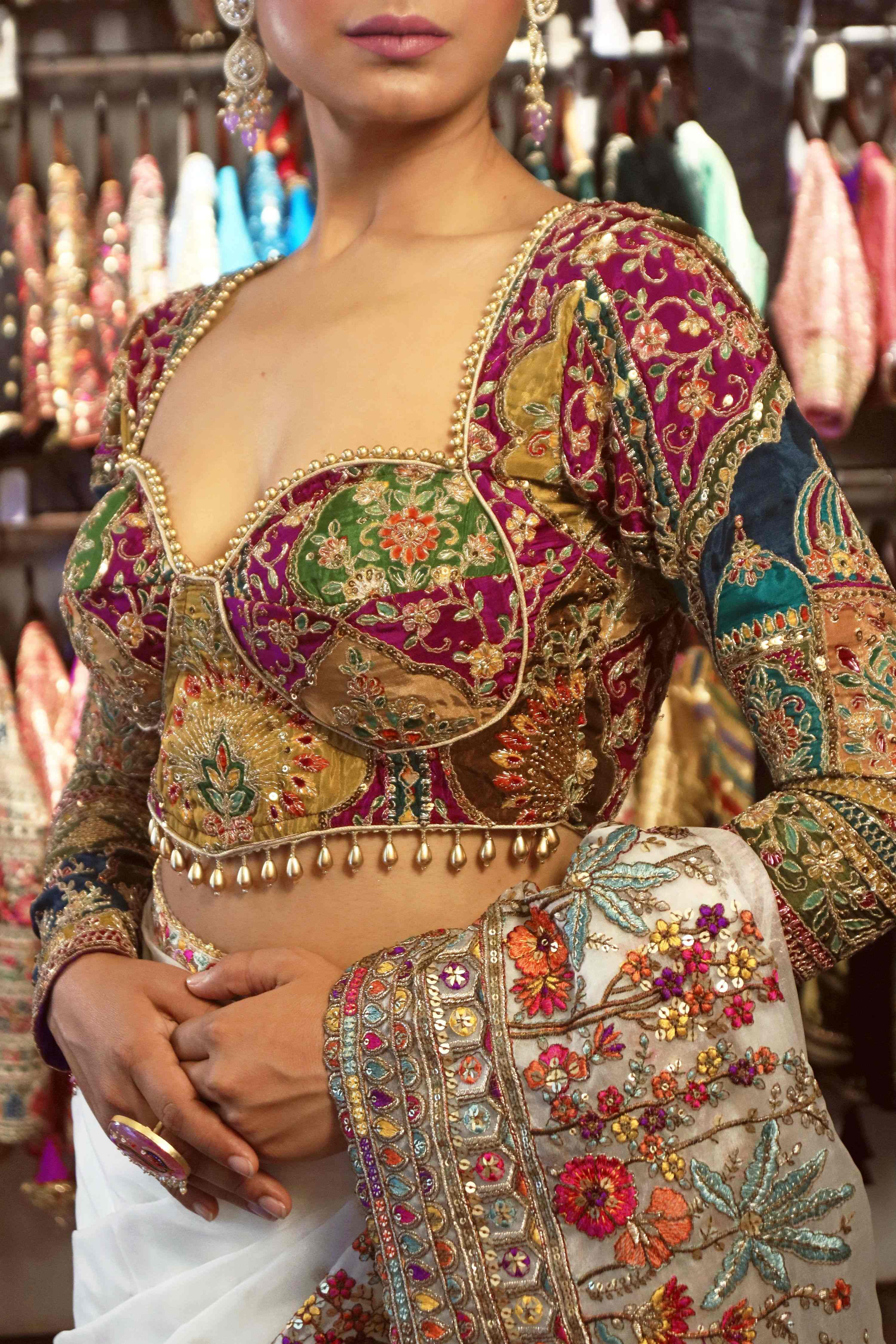COUTURE CHARM CORSET BLOUSE