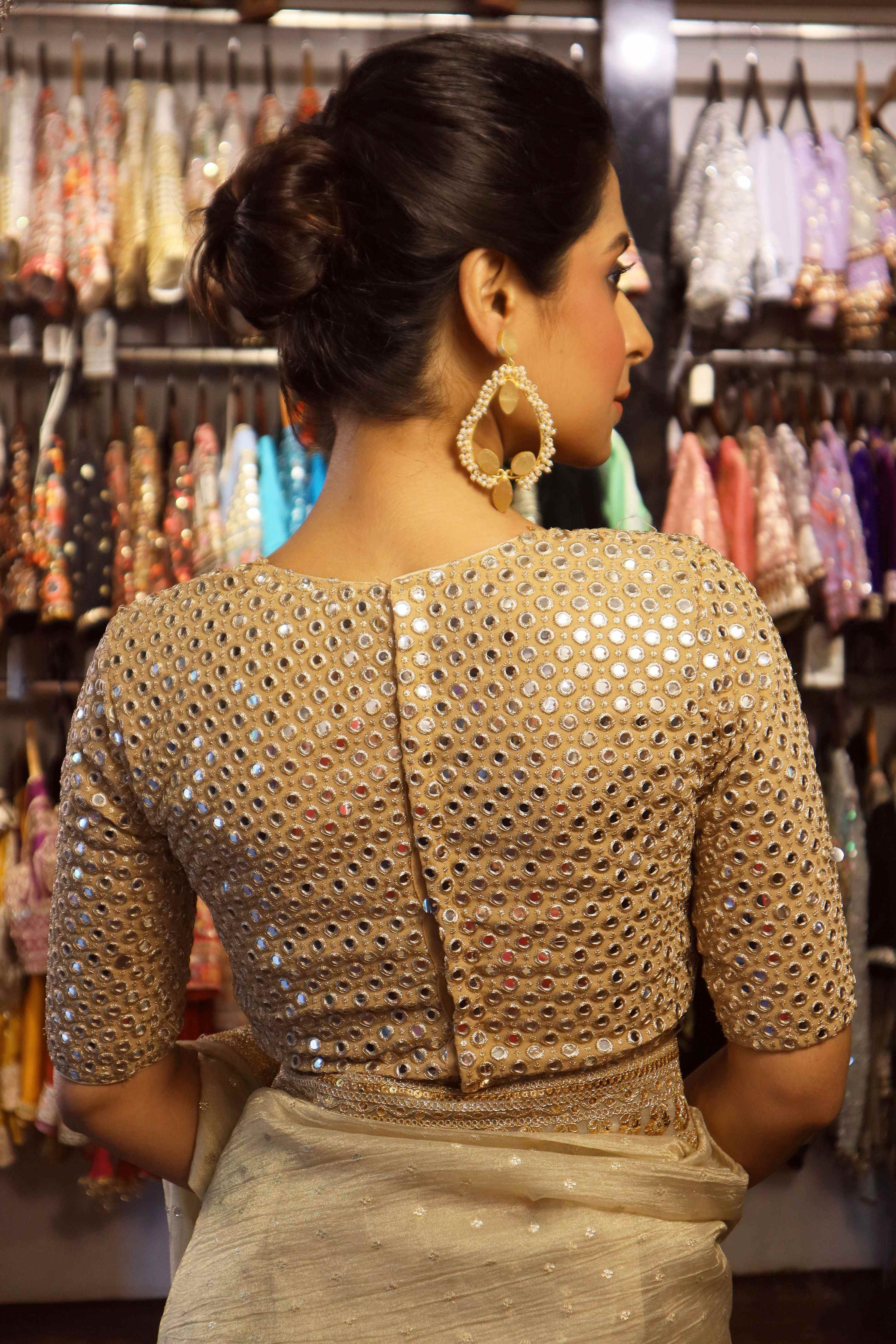 GOLDEN GOSSIP BLOUSE