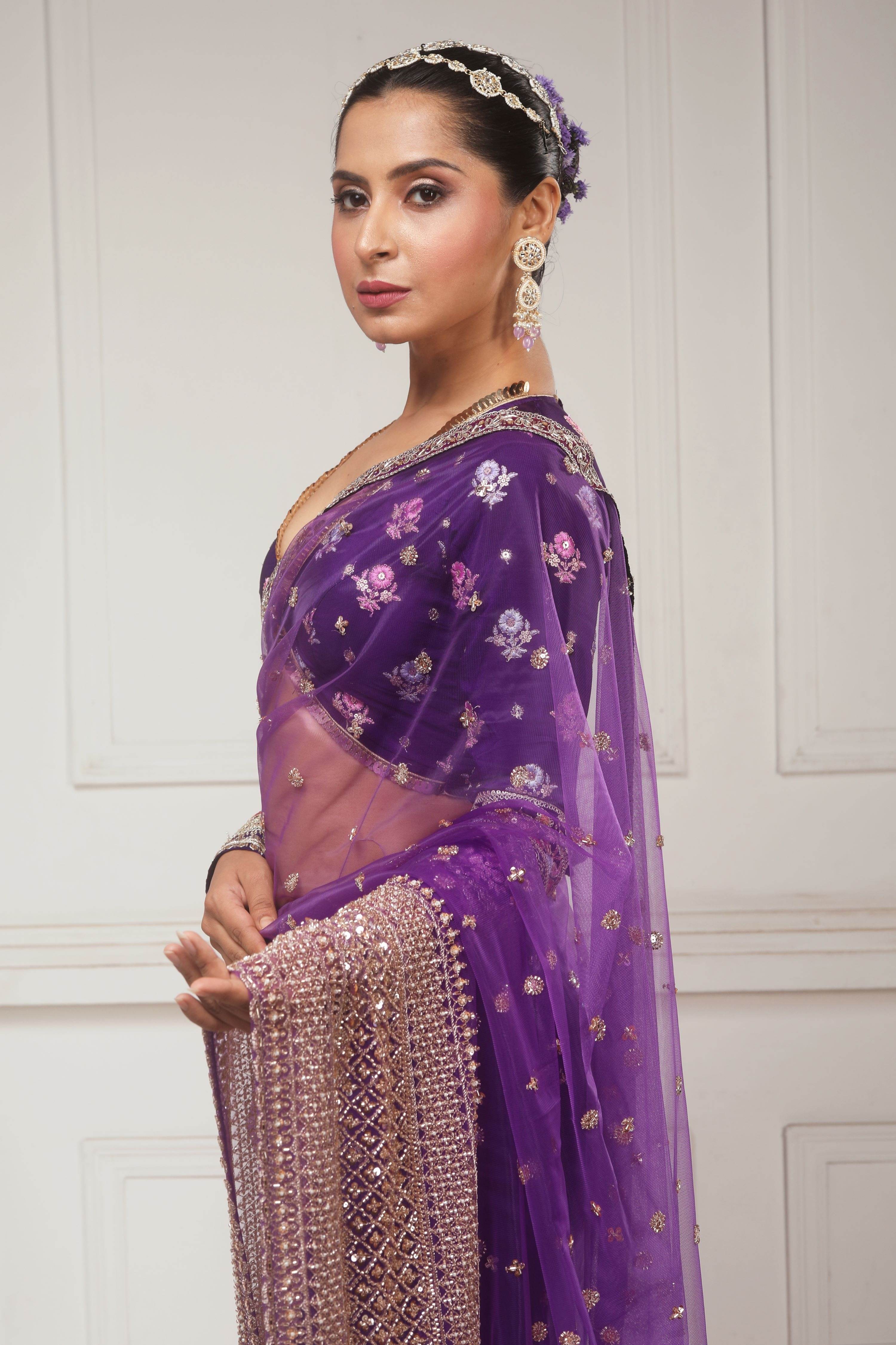 MAJESTIC CHANDELIER SAREE