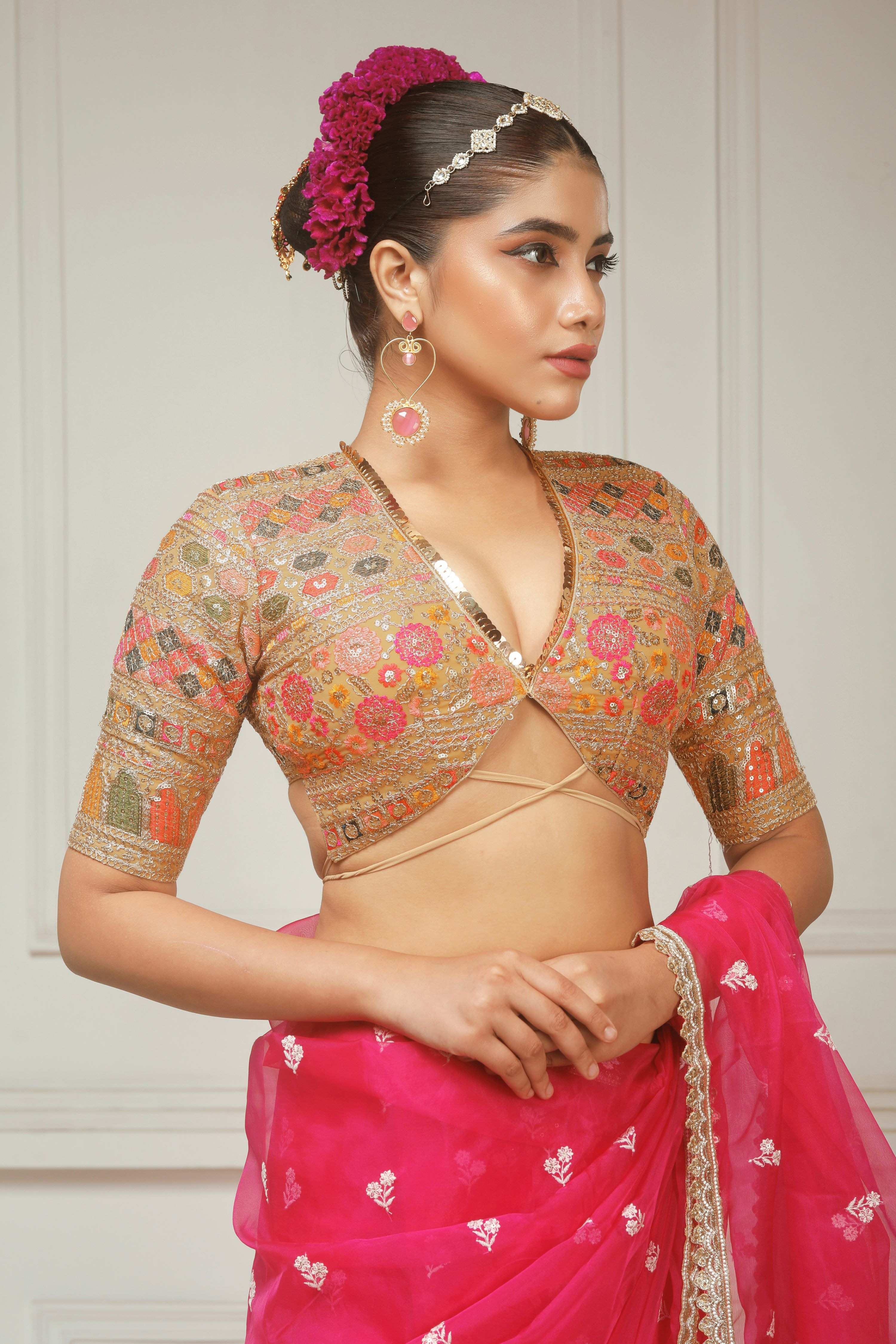 GLIDED GODDESS BLOUSE