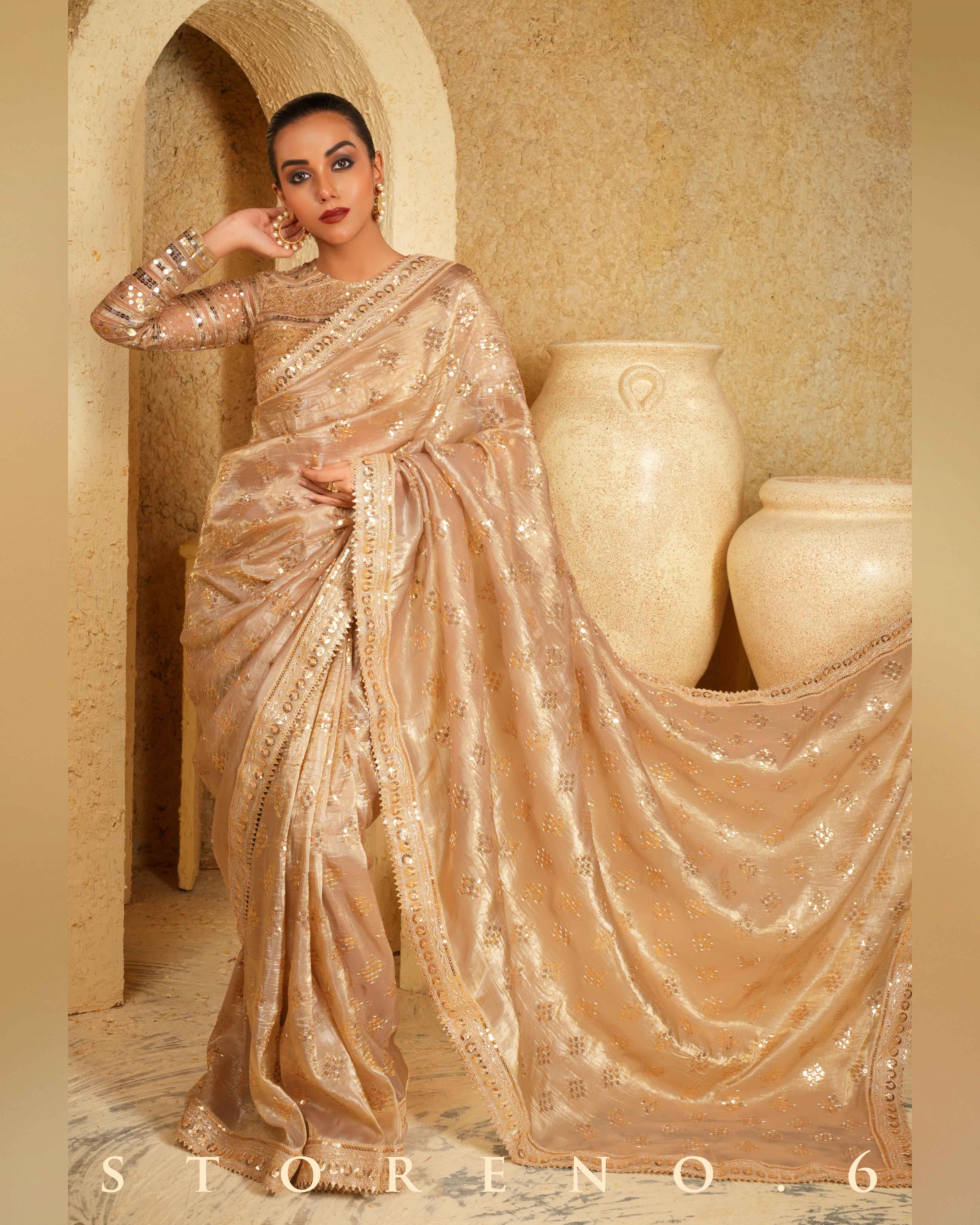 GOLD GARNISH BLOUSE