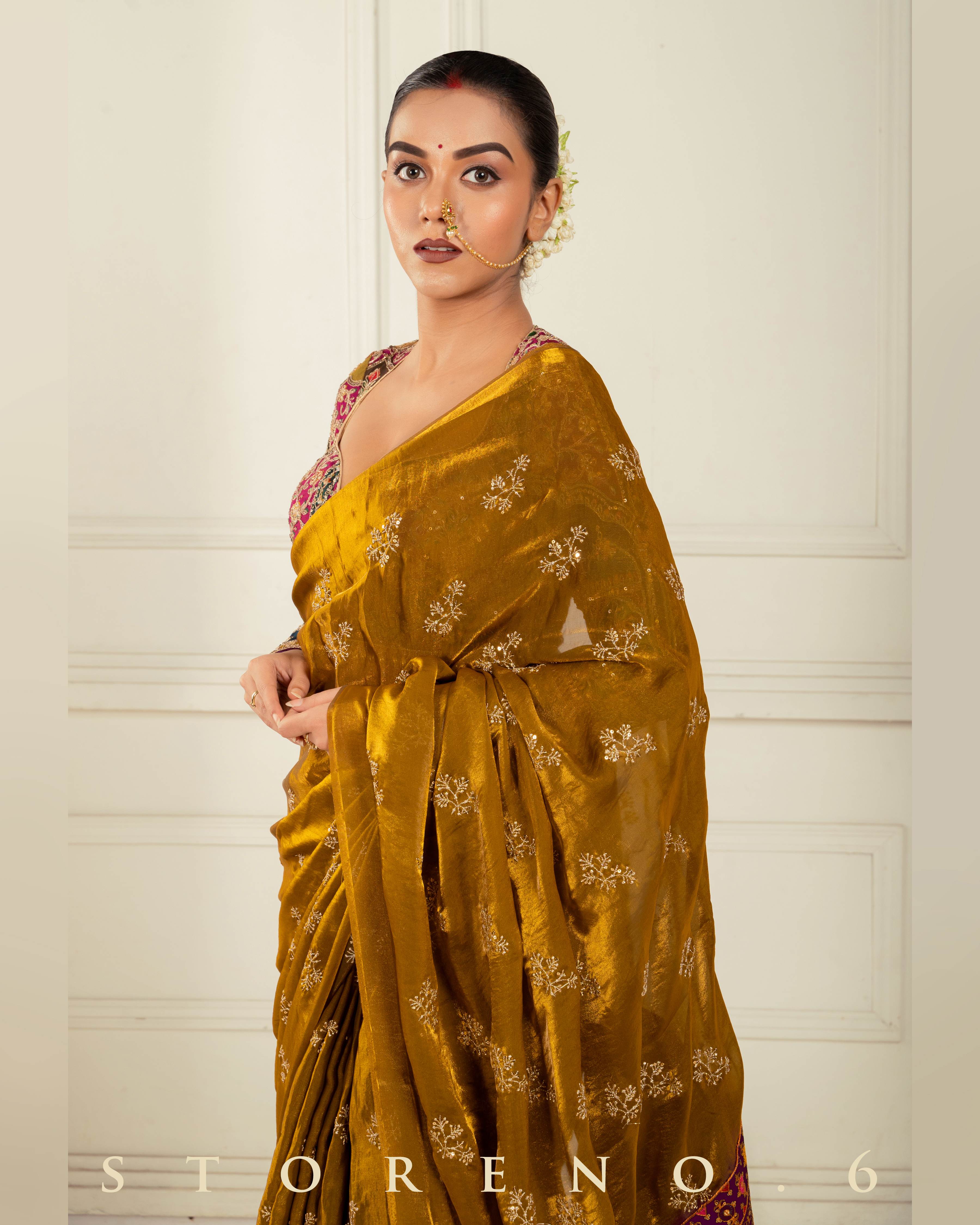 GOLDEN GLORY SAREE