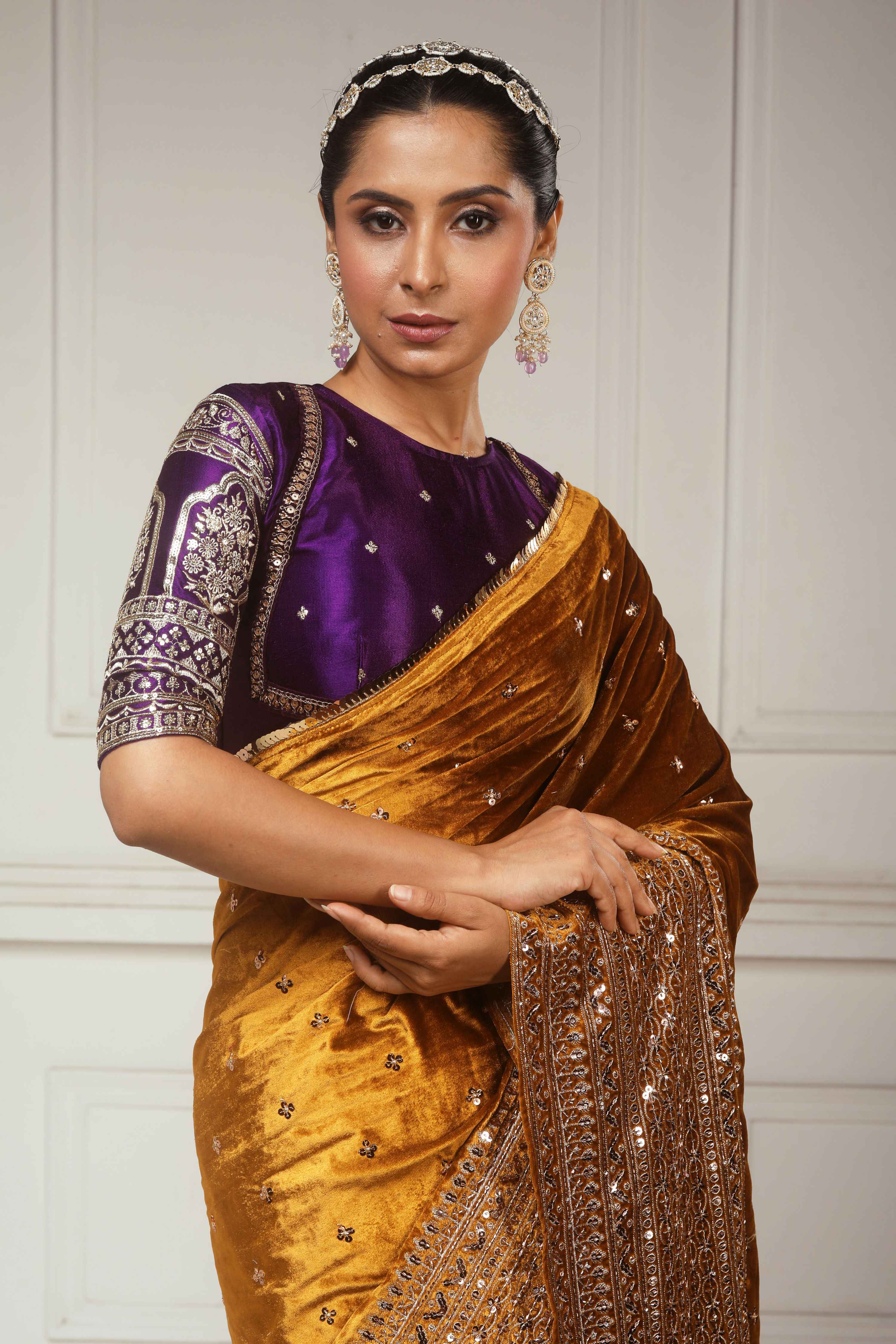 REGAL REIGN SAREE WITH TIMELESS TEMPTATION BLOUSE